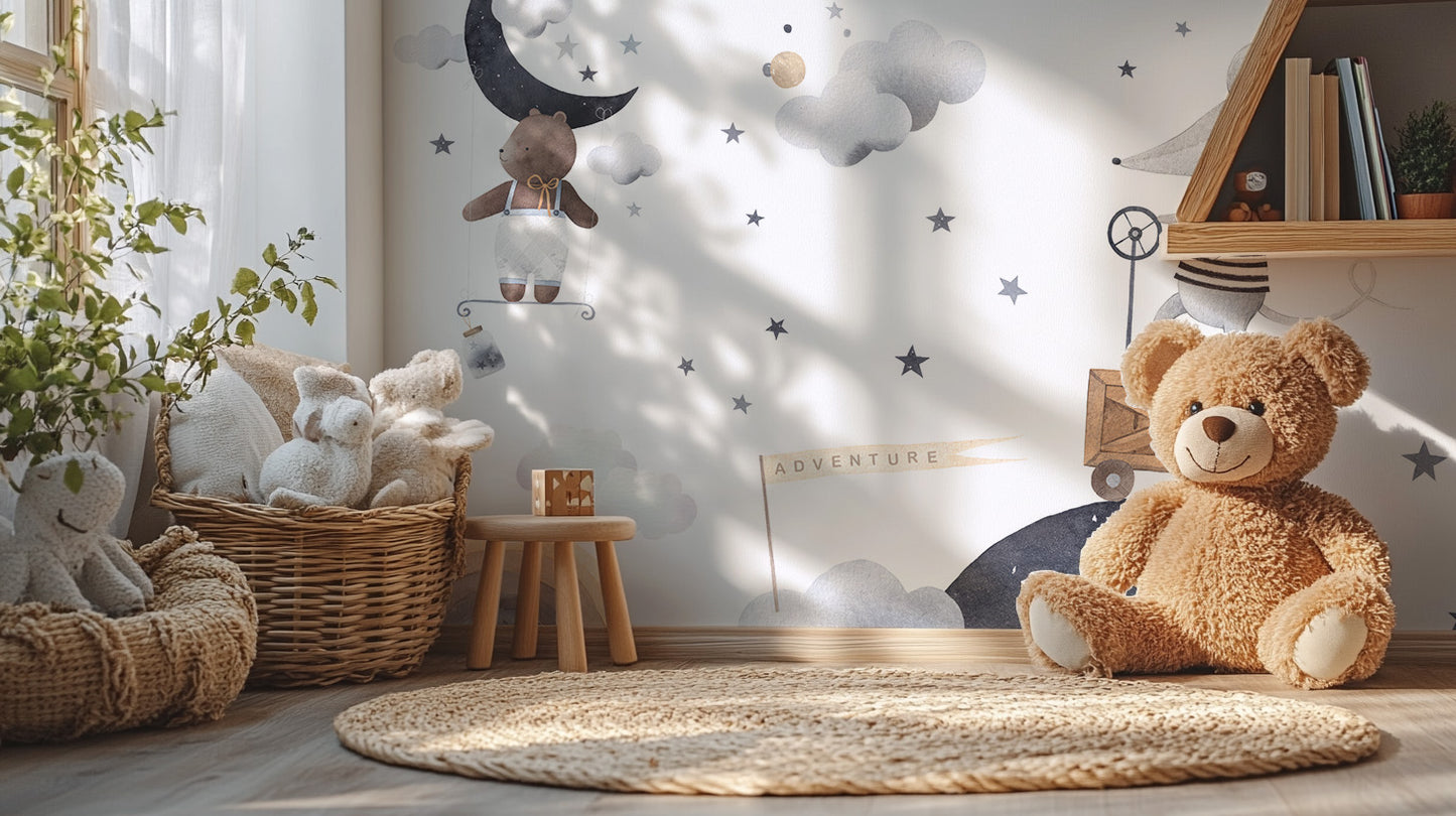 Adventure Night Kids wallpaper Mural