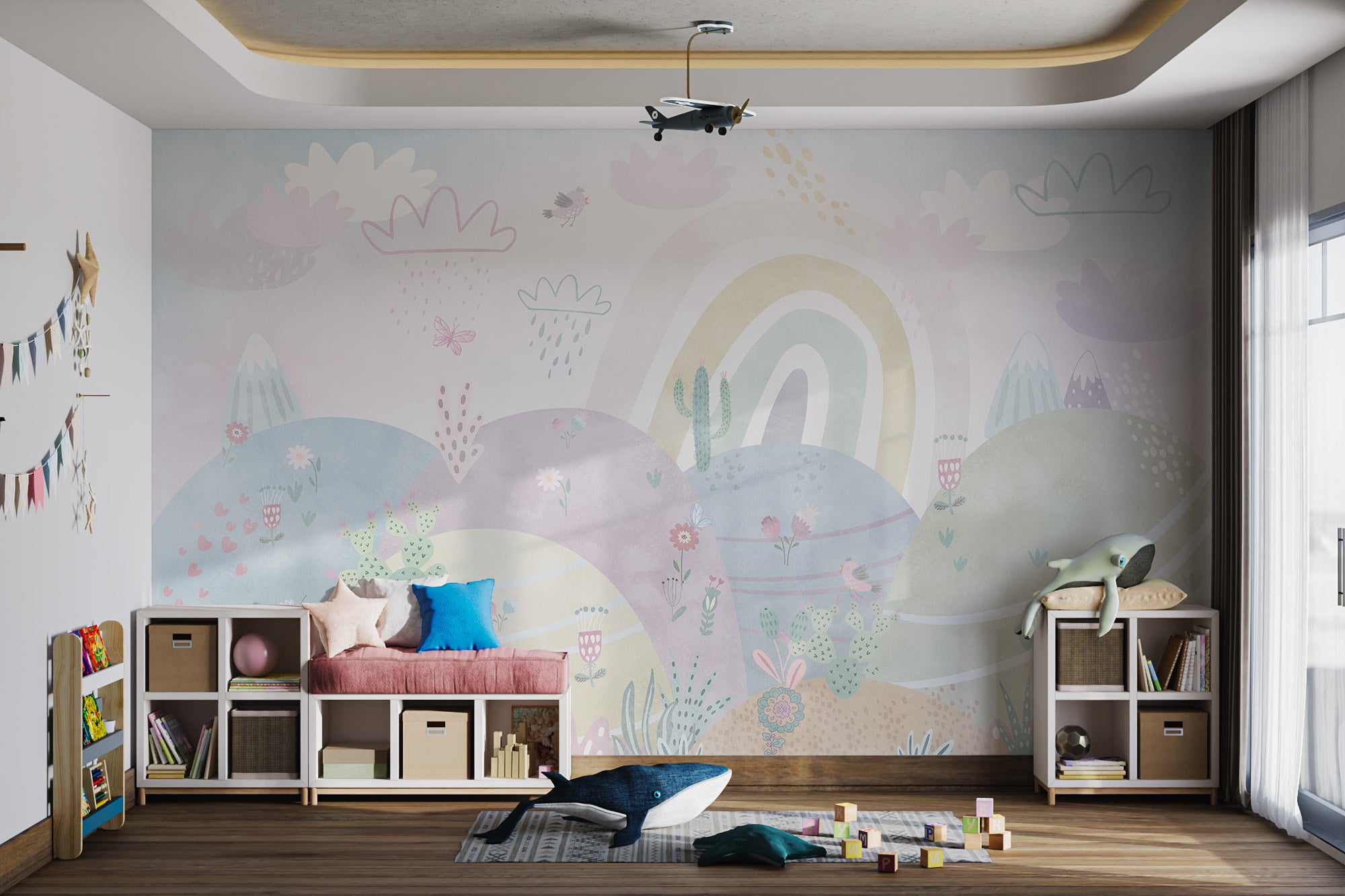 Pastel Wonderland Wallpaper Mural