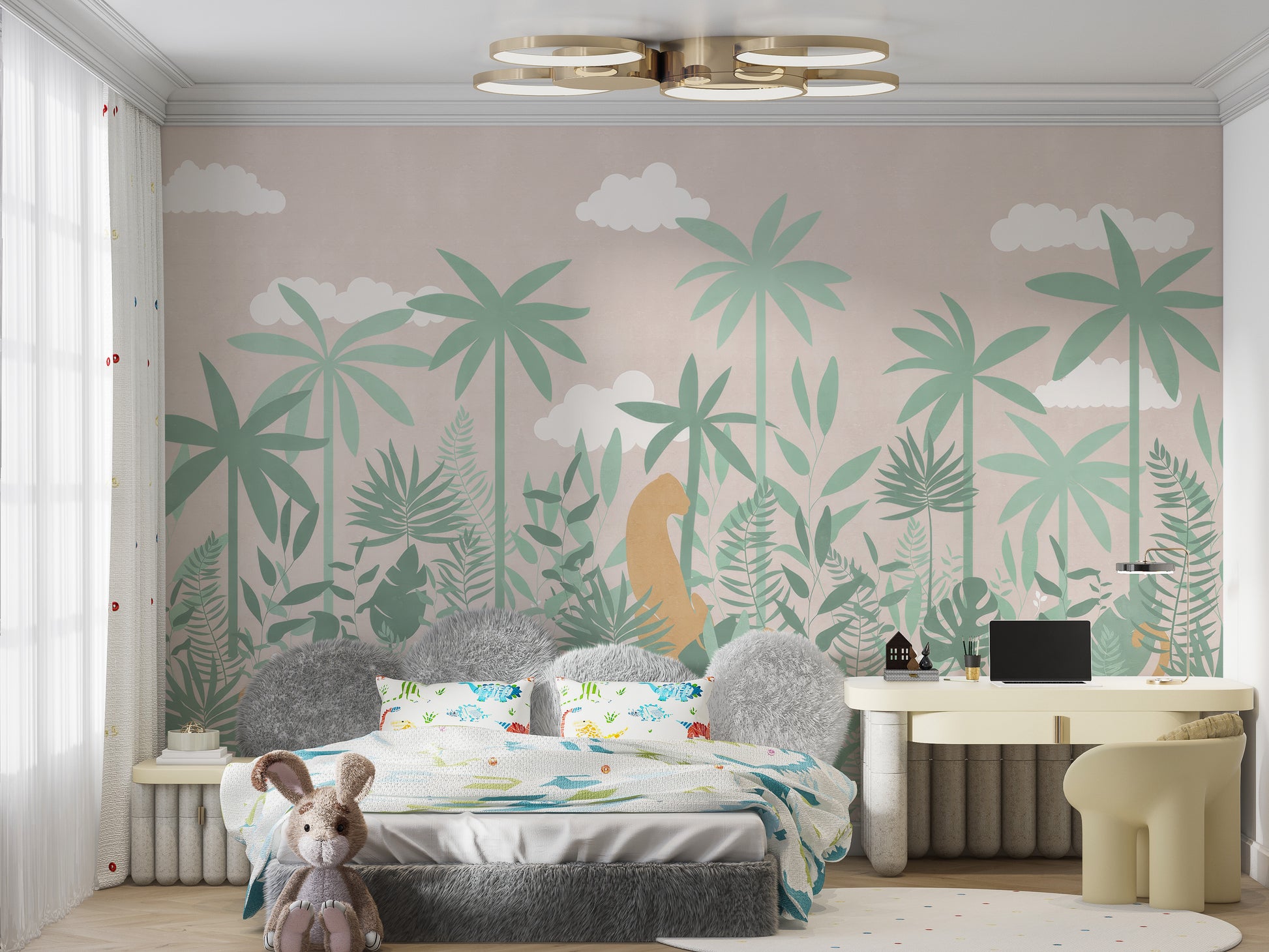 Leopard Jungle Wallpaper Mural for bold decor