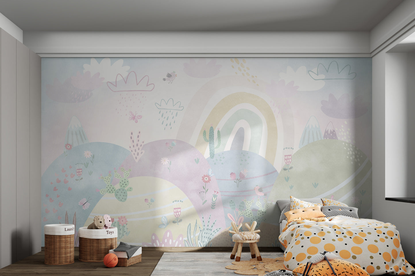 Pastel Wonderland Wallpaper Mural