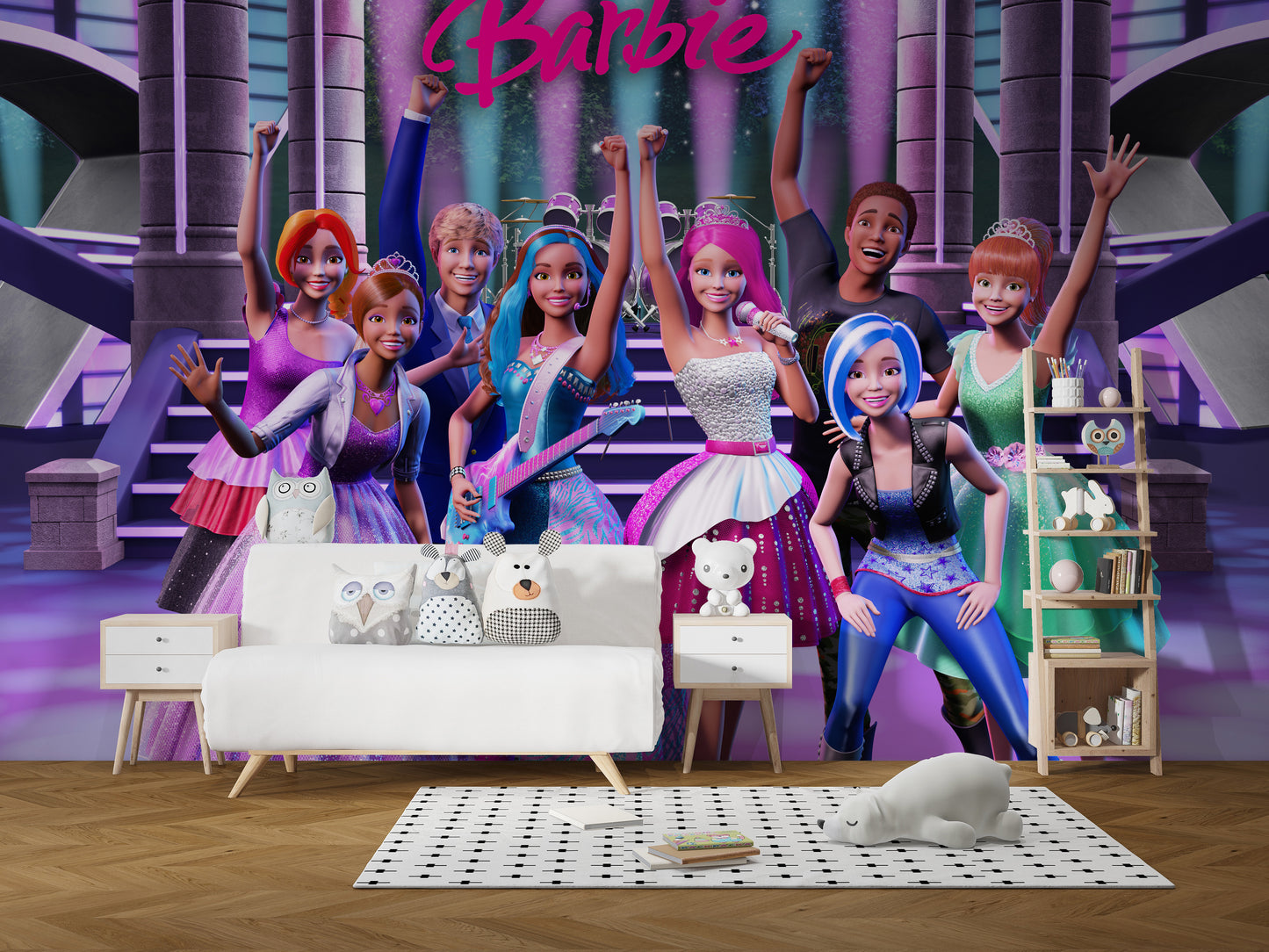 Barbie Rock N' Royal Wallpaper Murals