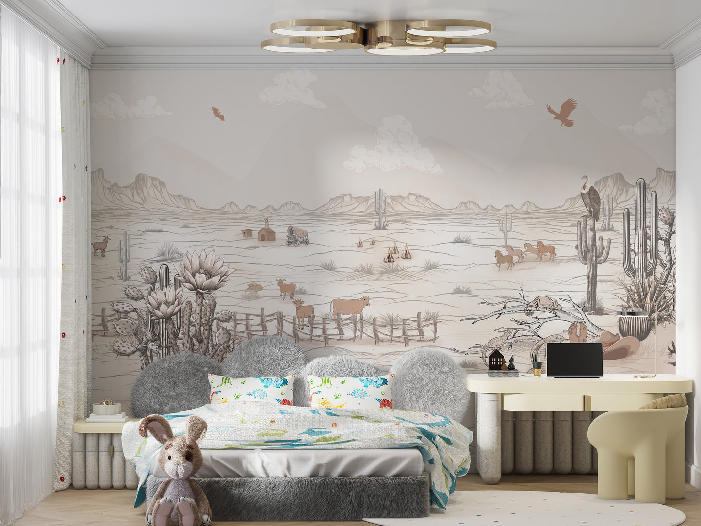 Wild West Cowboy Wallpaper Mural