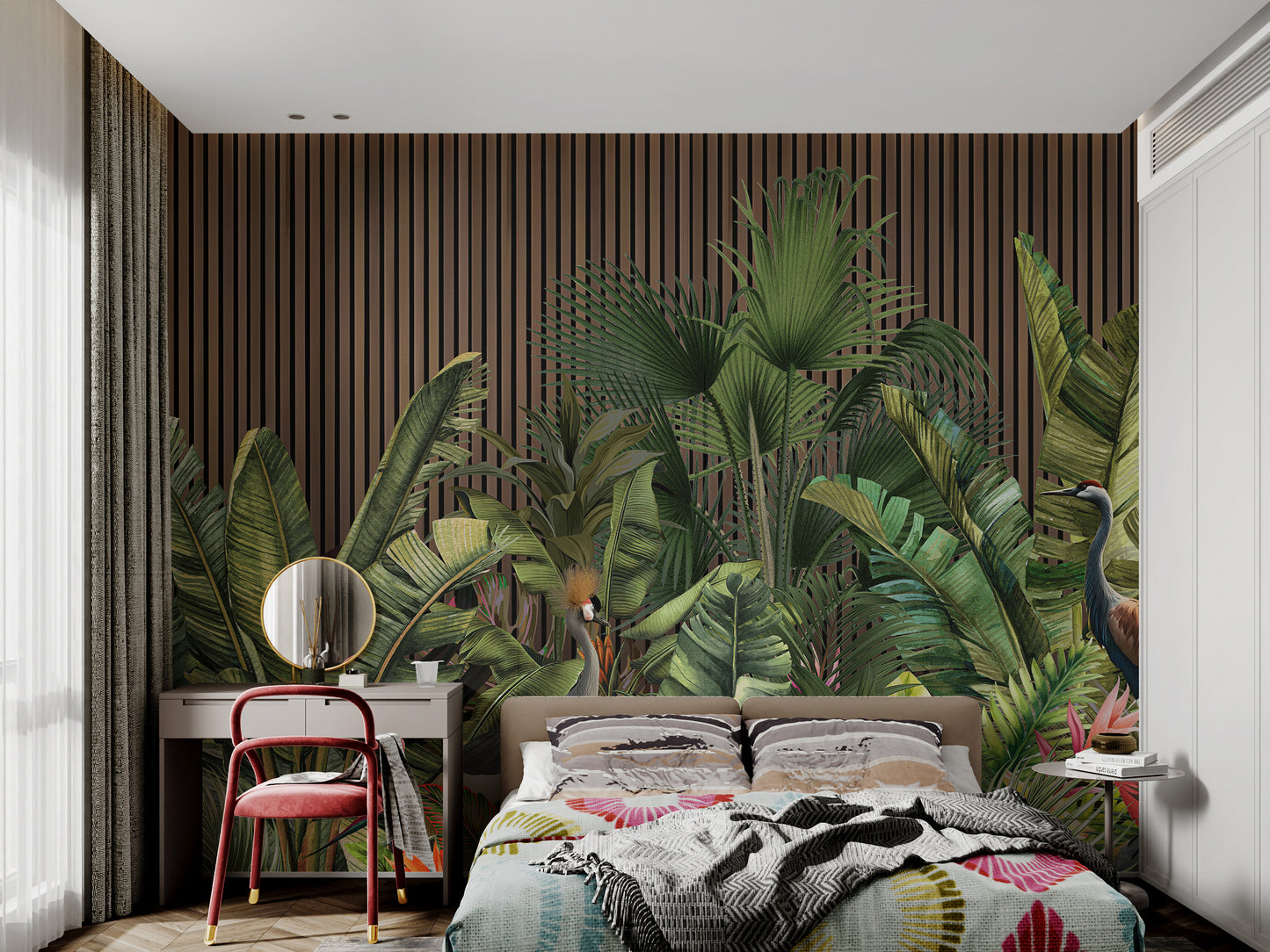 Tropical Botanical Wallpaper Mural