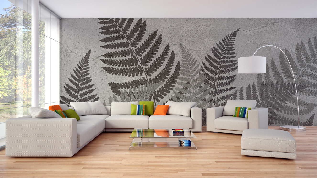 Botanical Shadows Wallpaper Mural