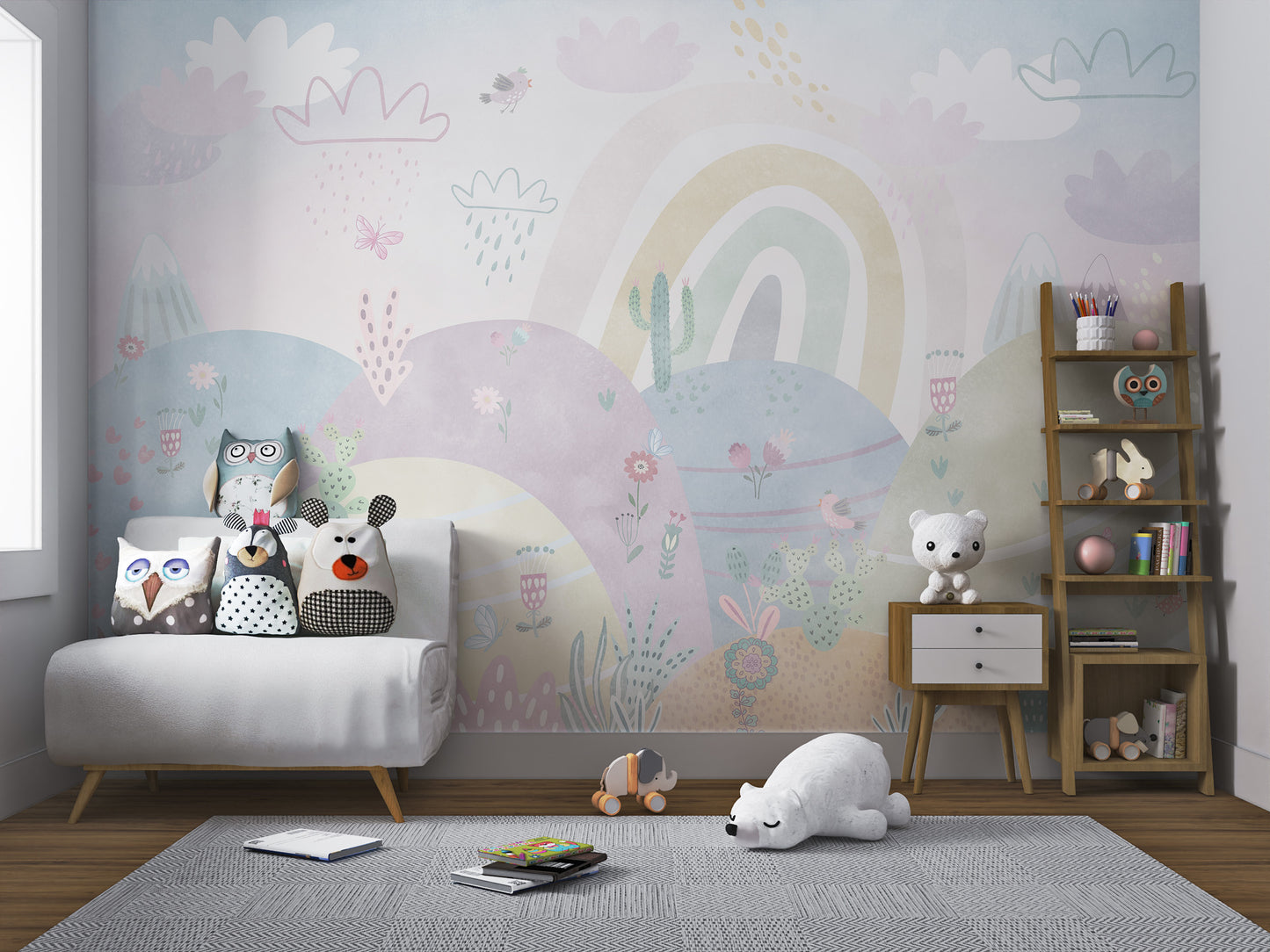 Pastel Wonderland Wallpaper Mural