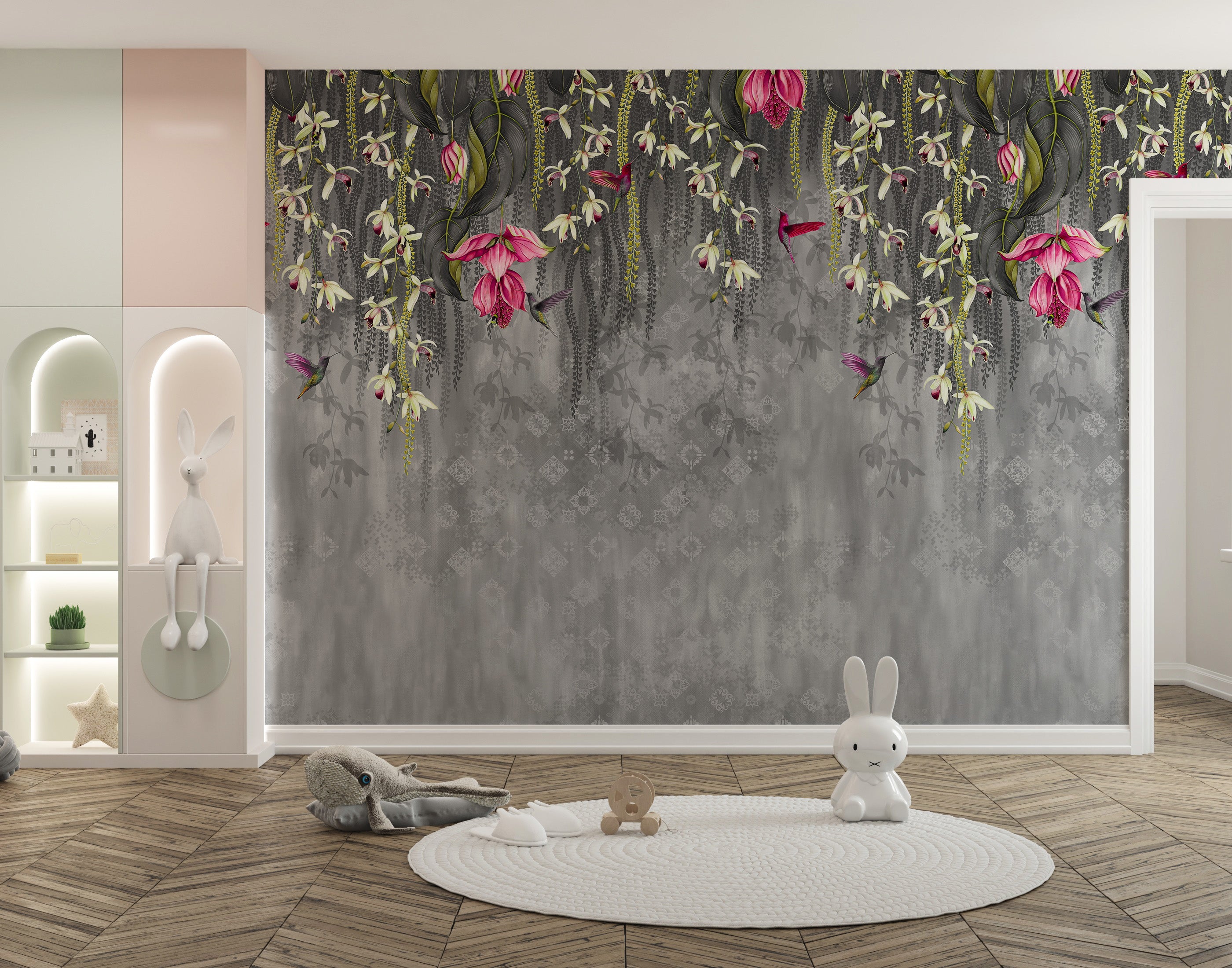 Sophisticated blush blossom wall art
