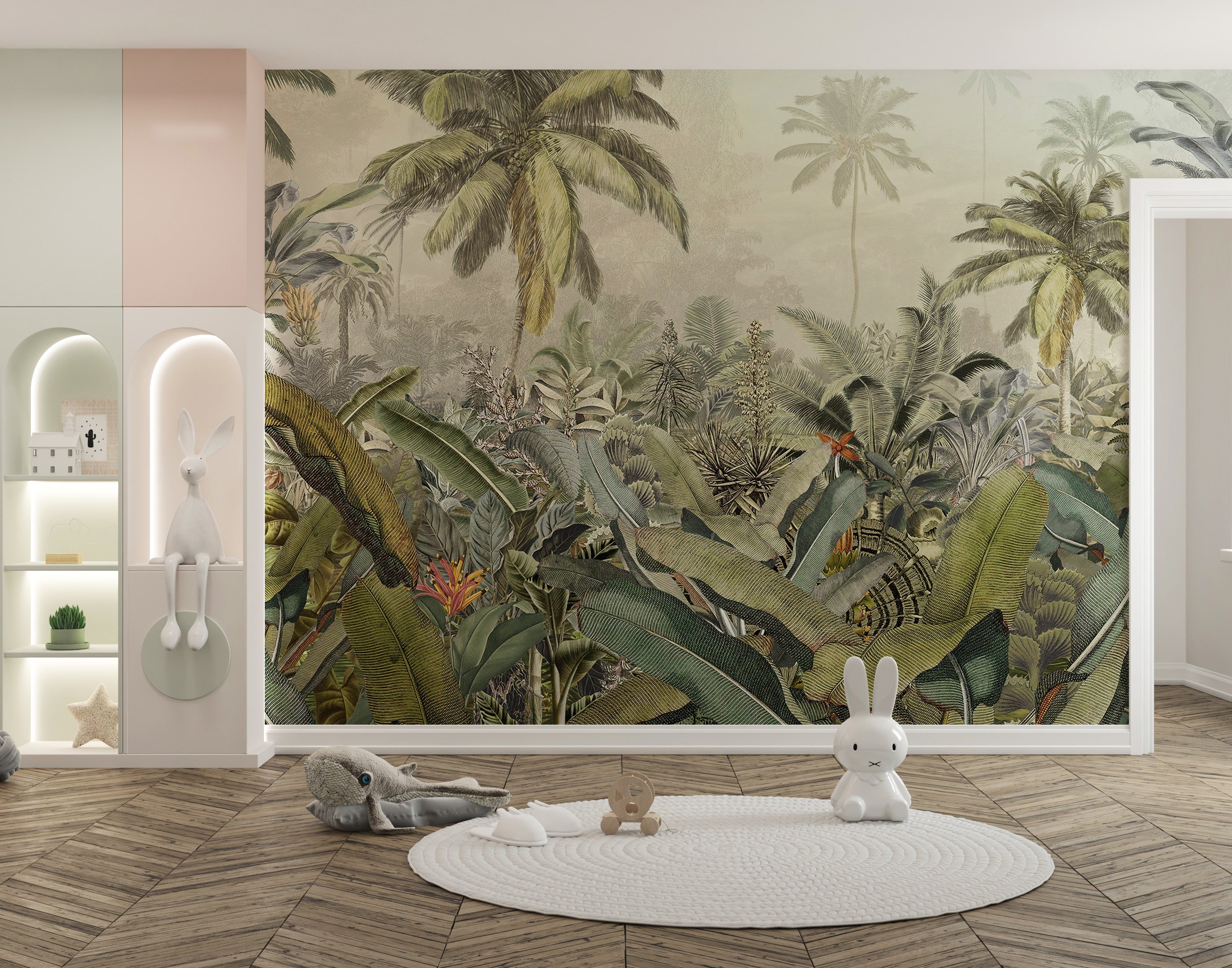 Artistic canopy-themed wallpaper for walls
