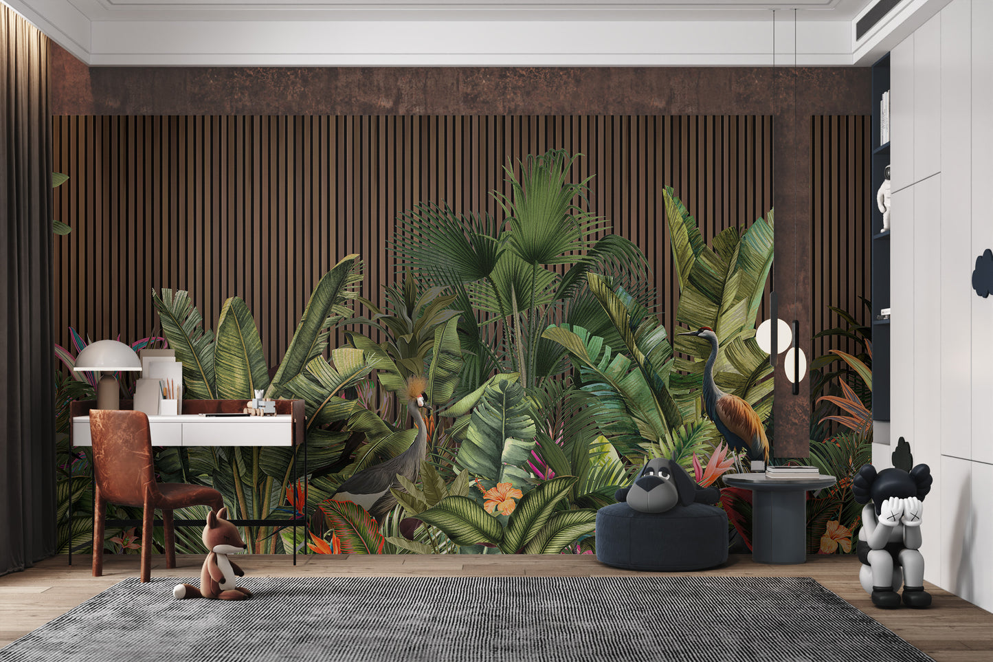 Tropical Botanical Wallpaper Mural