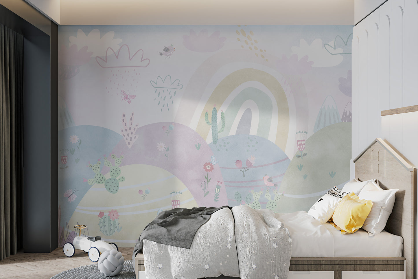 Pastel Wonderland Wallpaper Mural