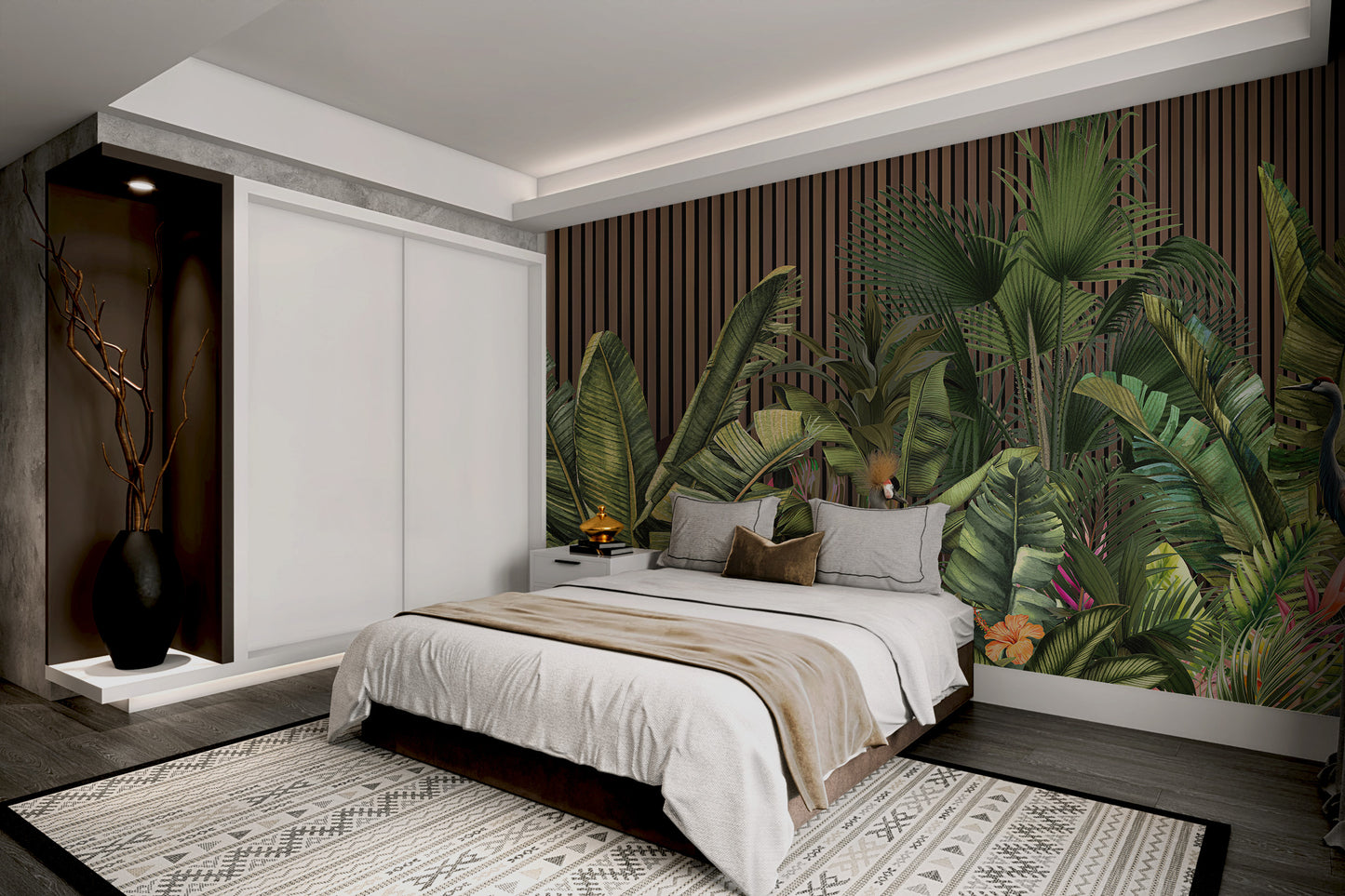 Tropical Botanical Wallpaper Mural