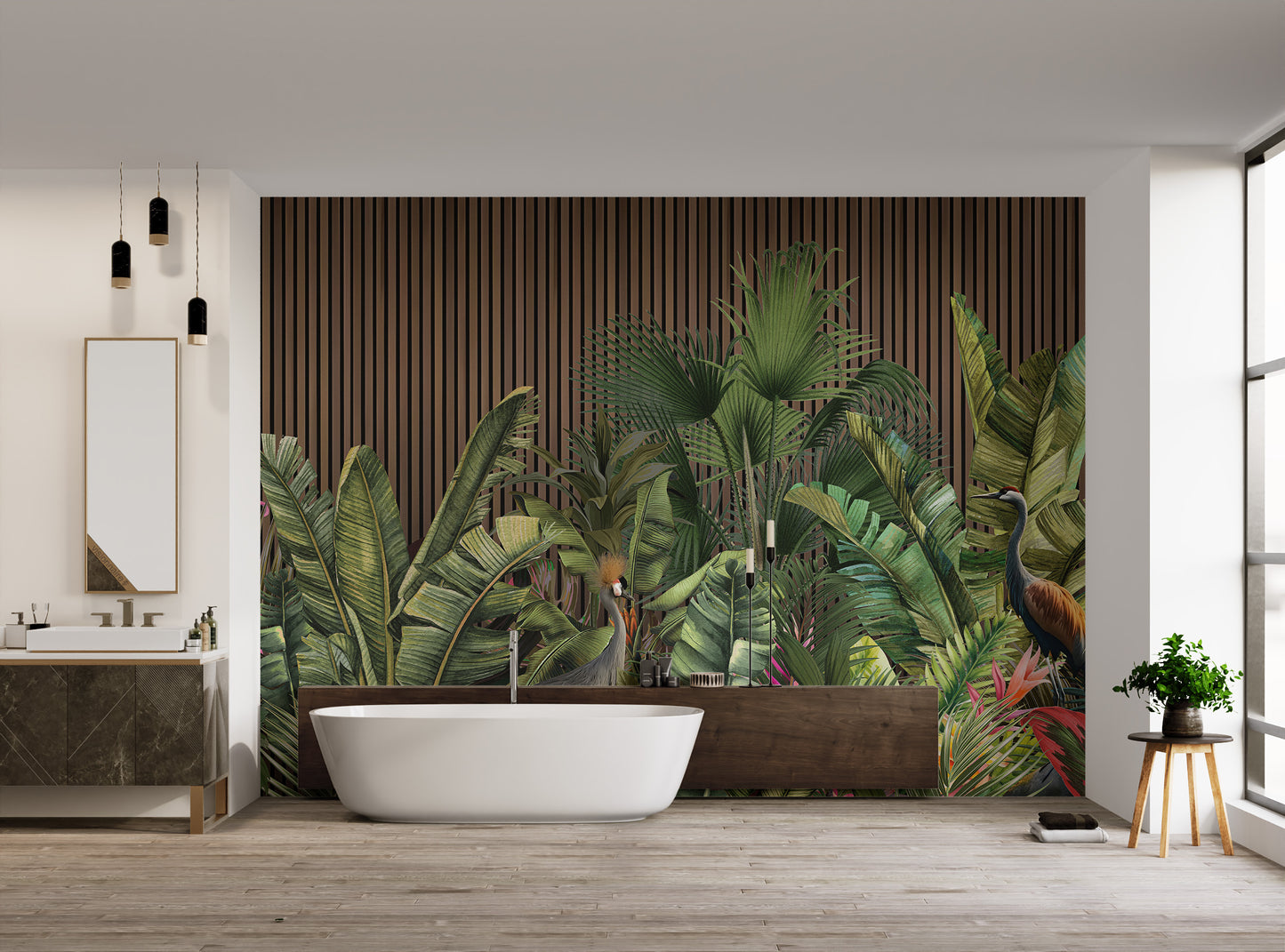 Tropical Botanical Wallpaper Mural