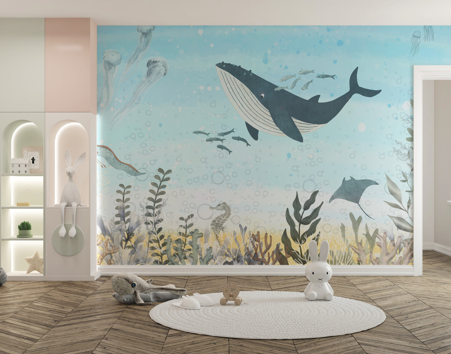 Whale Encounter Wallpaper Mural