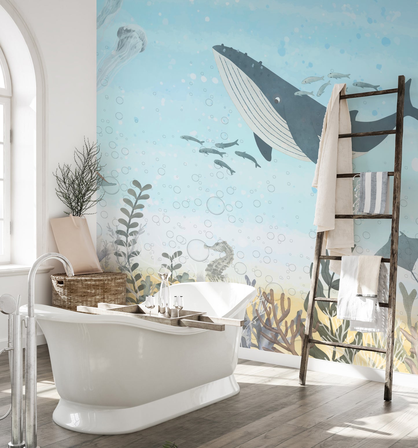 Whale Encounter Wallpaper Mural