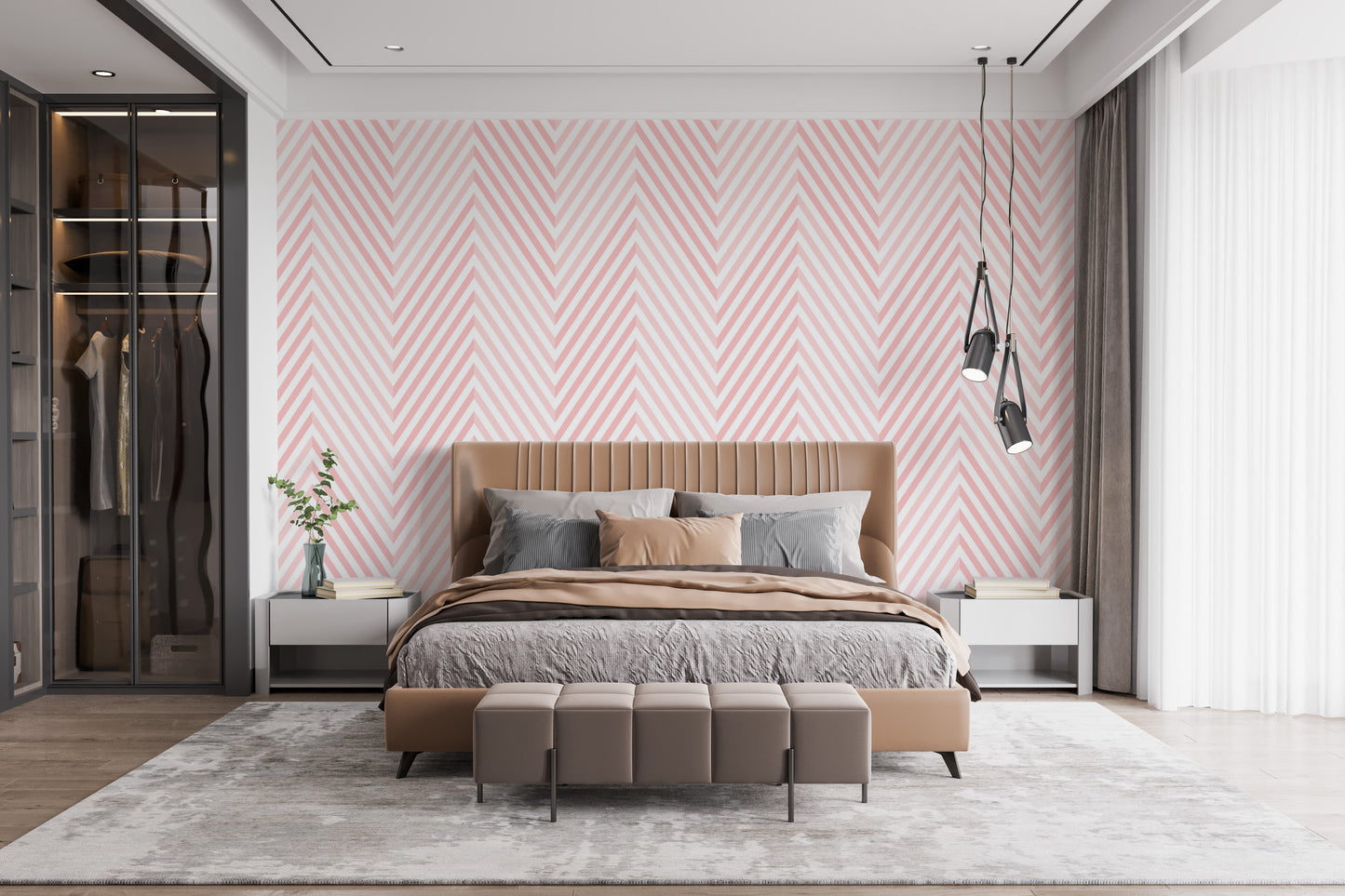 Contemporary wallpaper mural elegance
