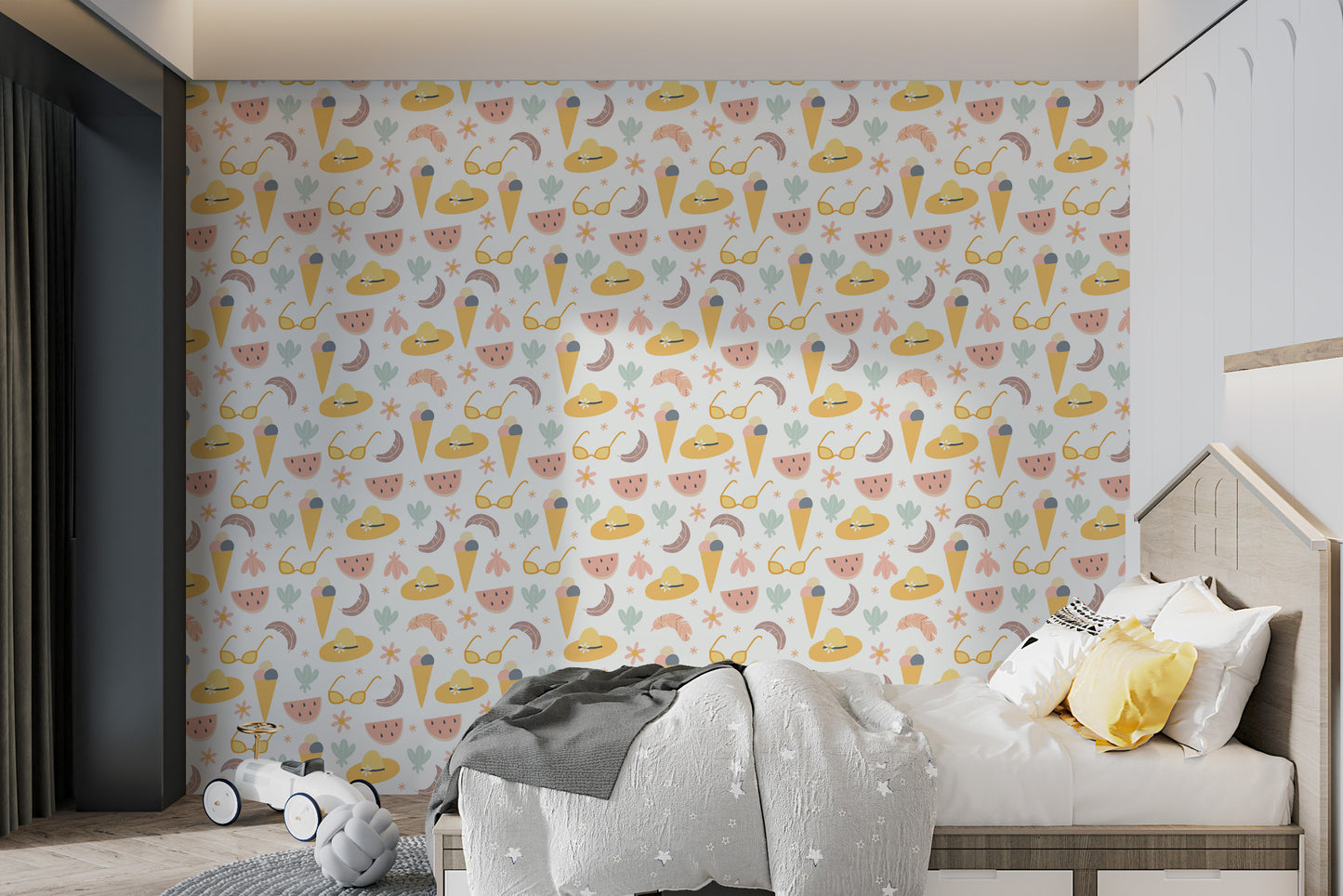 Colorful Summer Fun Wallpaper Mural