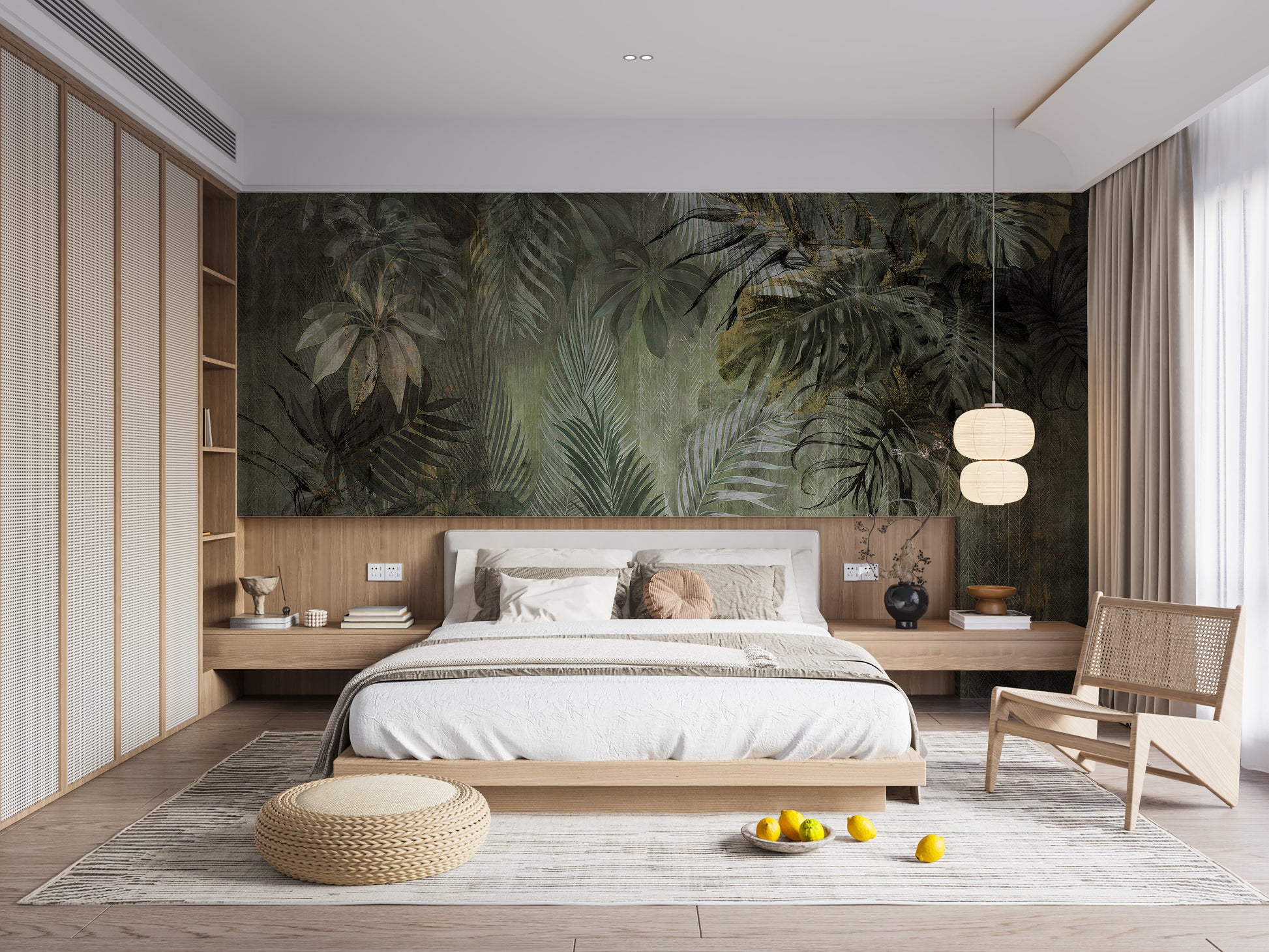 Tropical wallpaper for stylish modern walls
