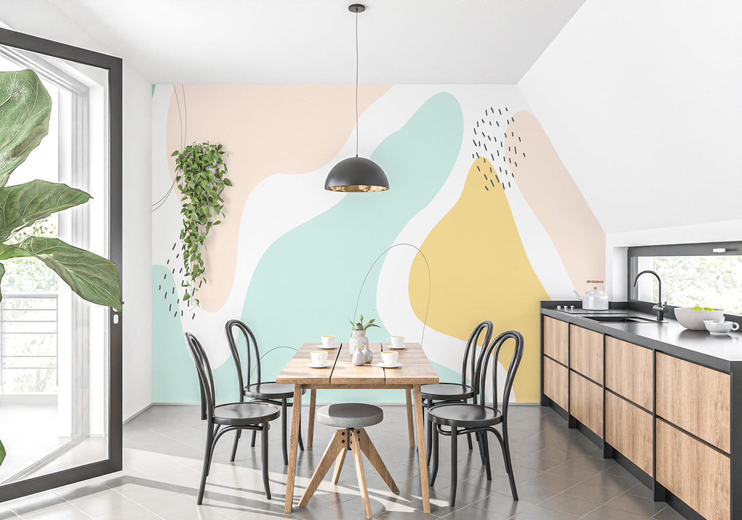 Pastel Harmony Wallpaper Murals