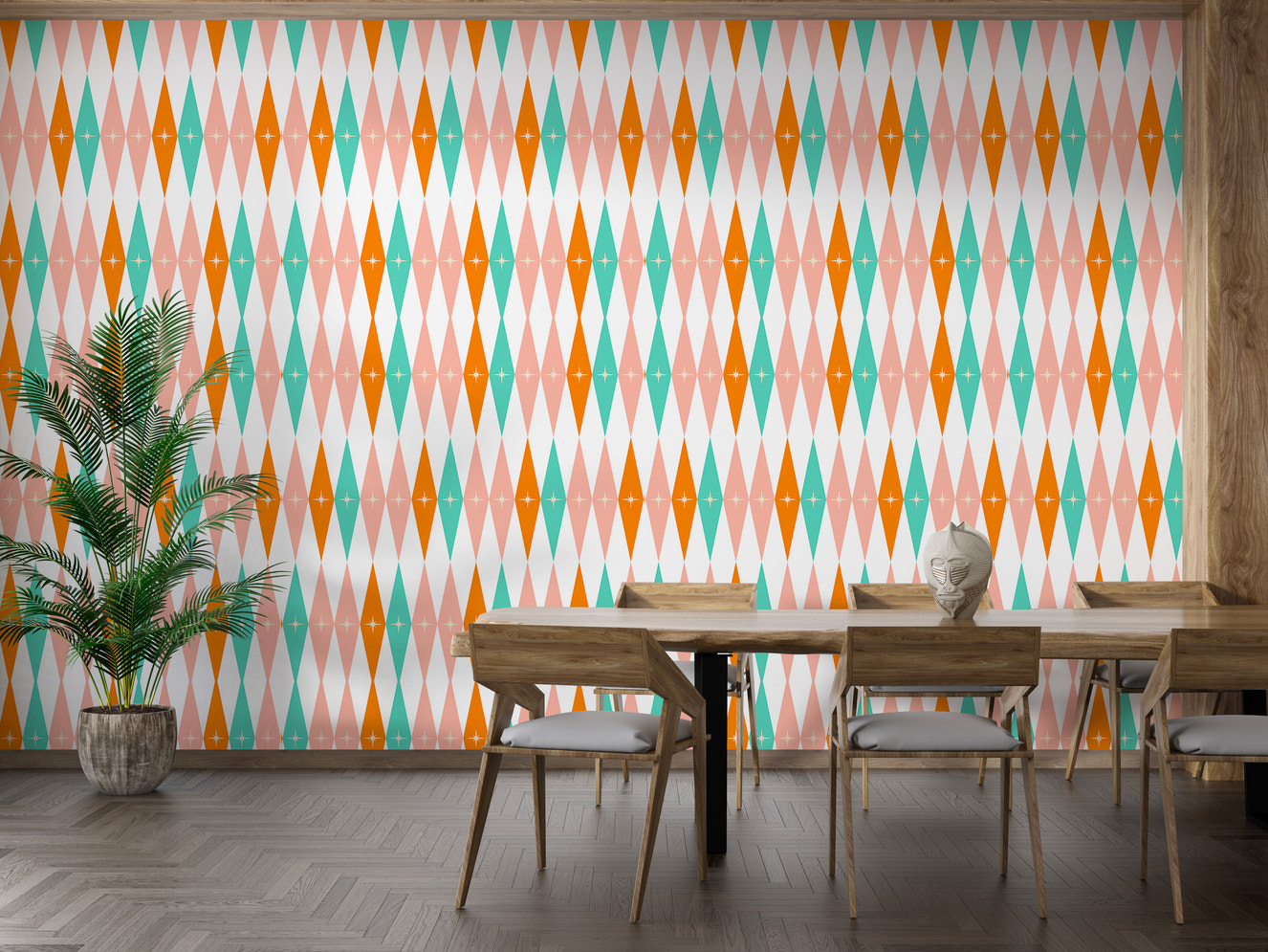 50s Mid Century Modern Design Bundle Retro Wallpaper