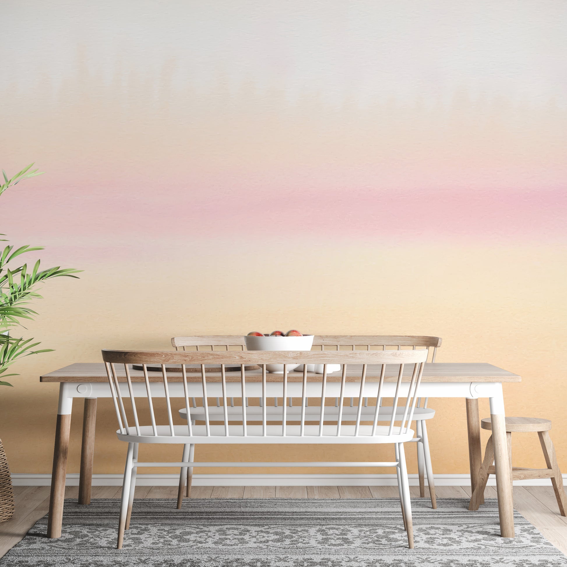 Dreamy ombre sunset wallpaper with a relaxing gradient effect
