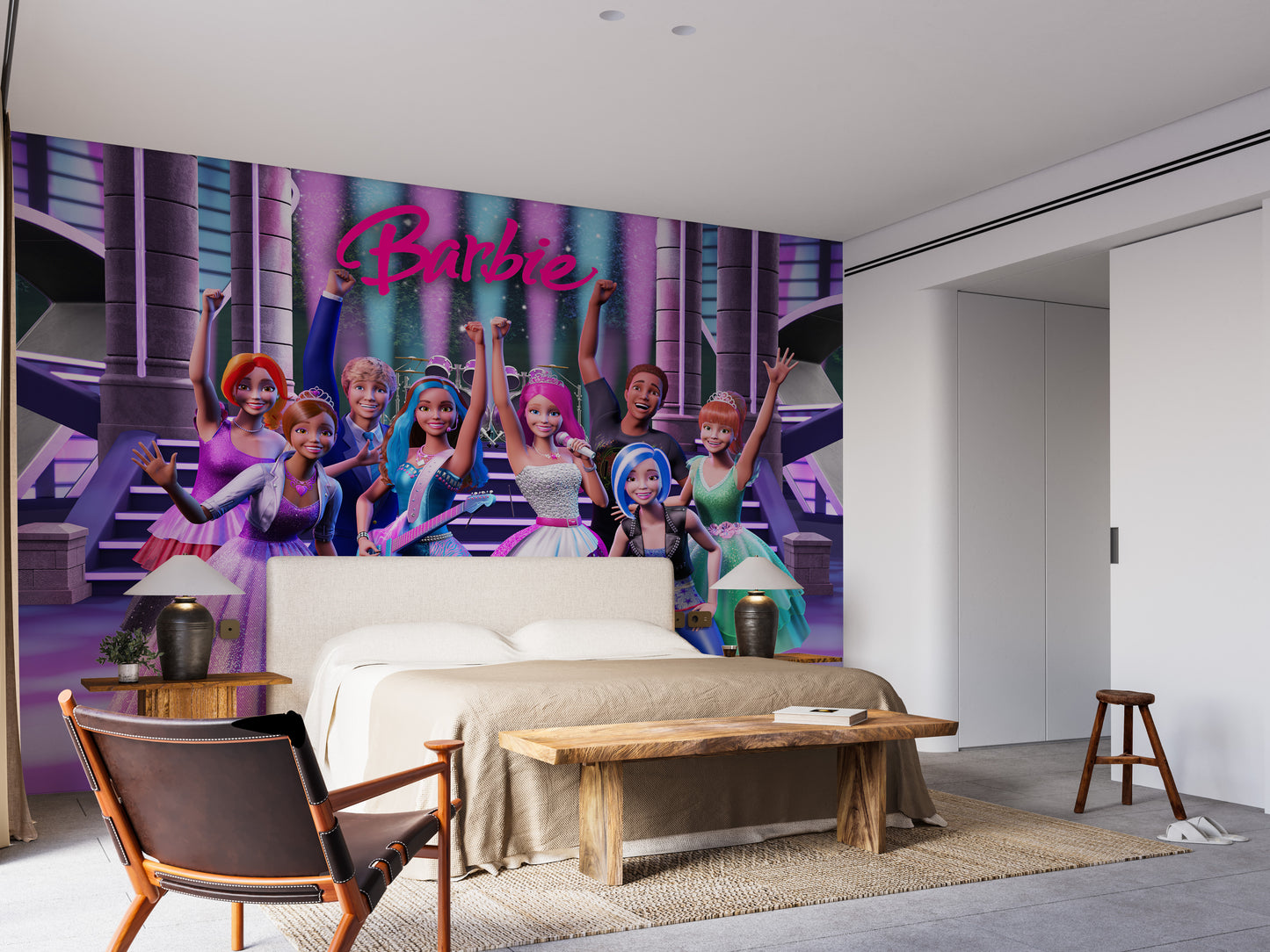 Barbie Rock N' Royal Wallpaper Murals