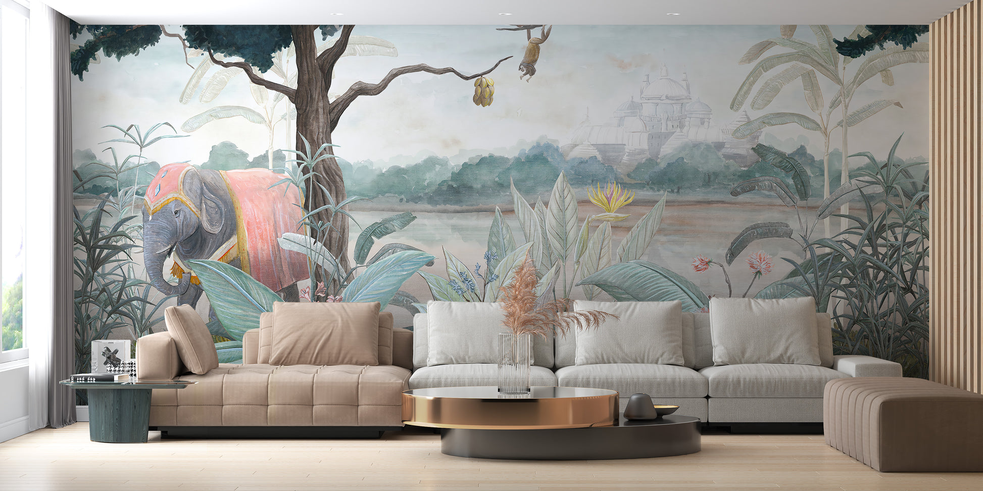 Elephant Artistic Wall Mural