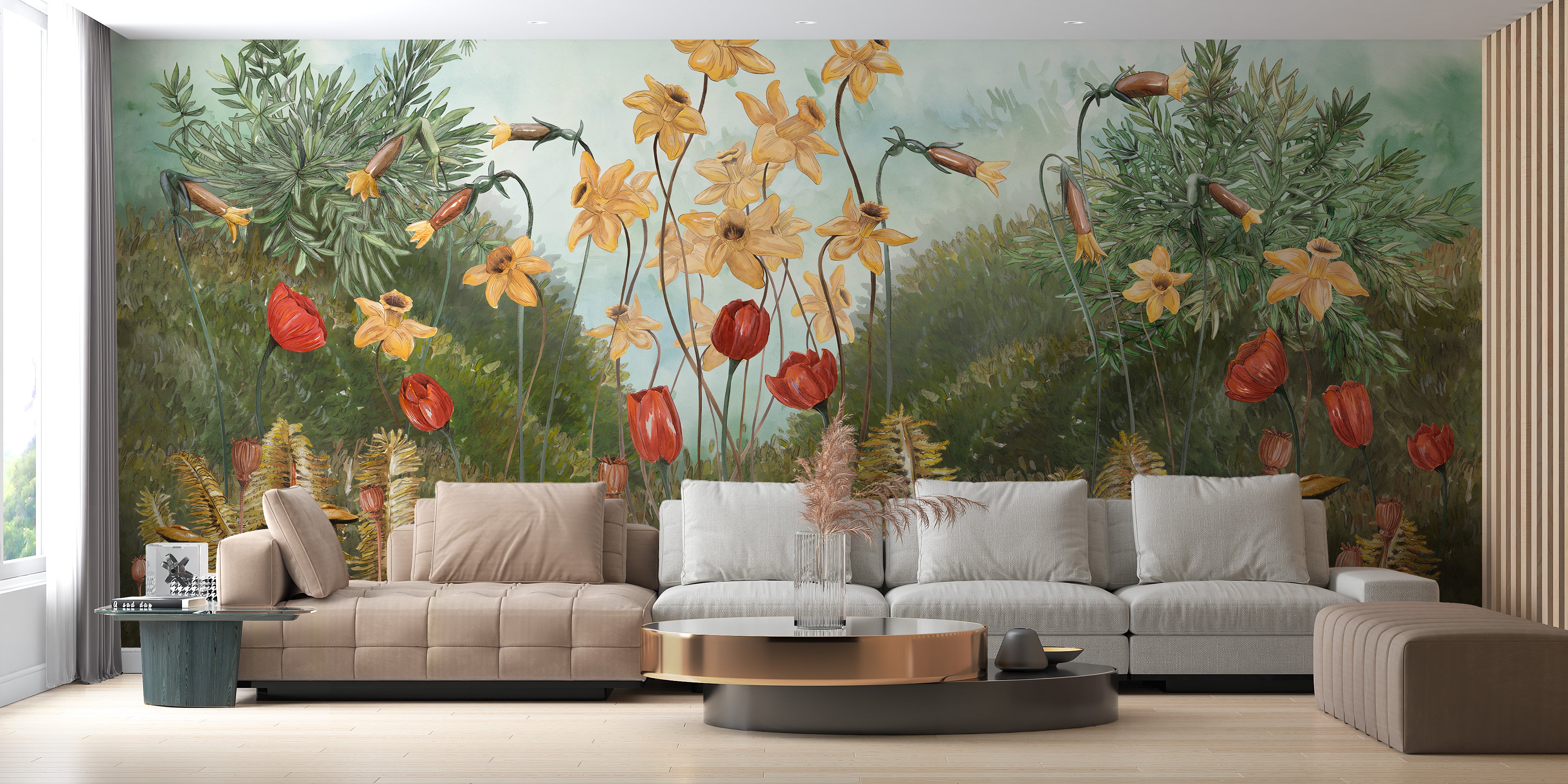 Floral Forest Wall Mural Print