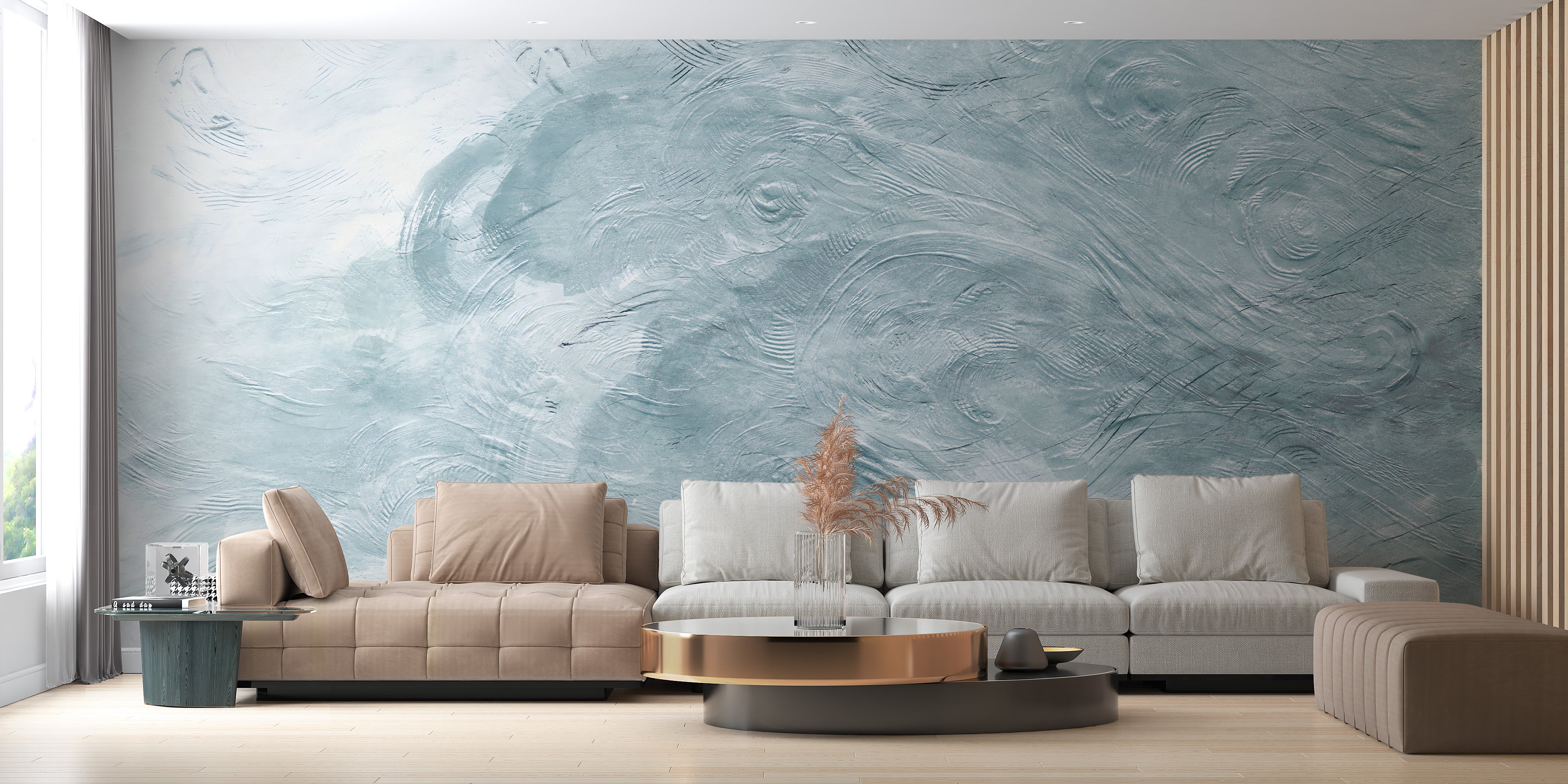 Blue Water Waves Wall Art