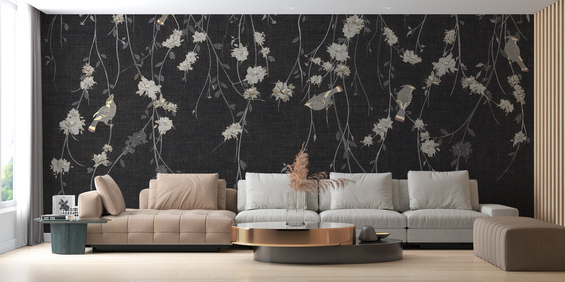 Moody Floral Wall Mural