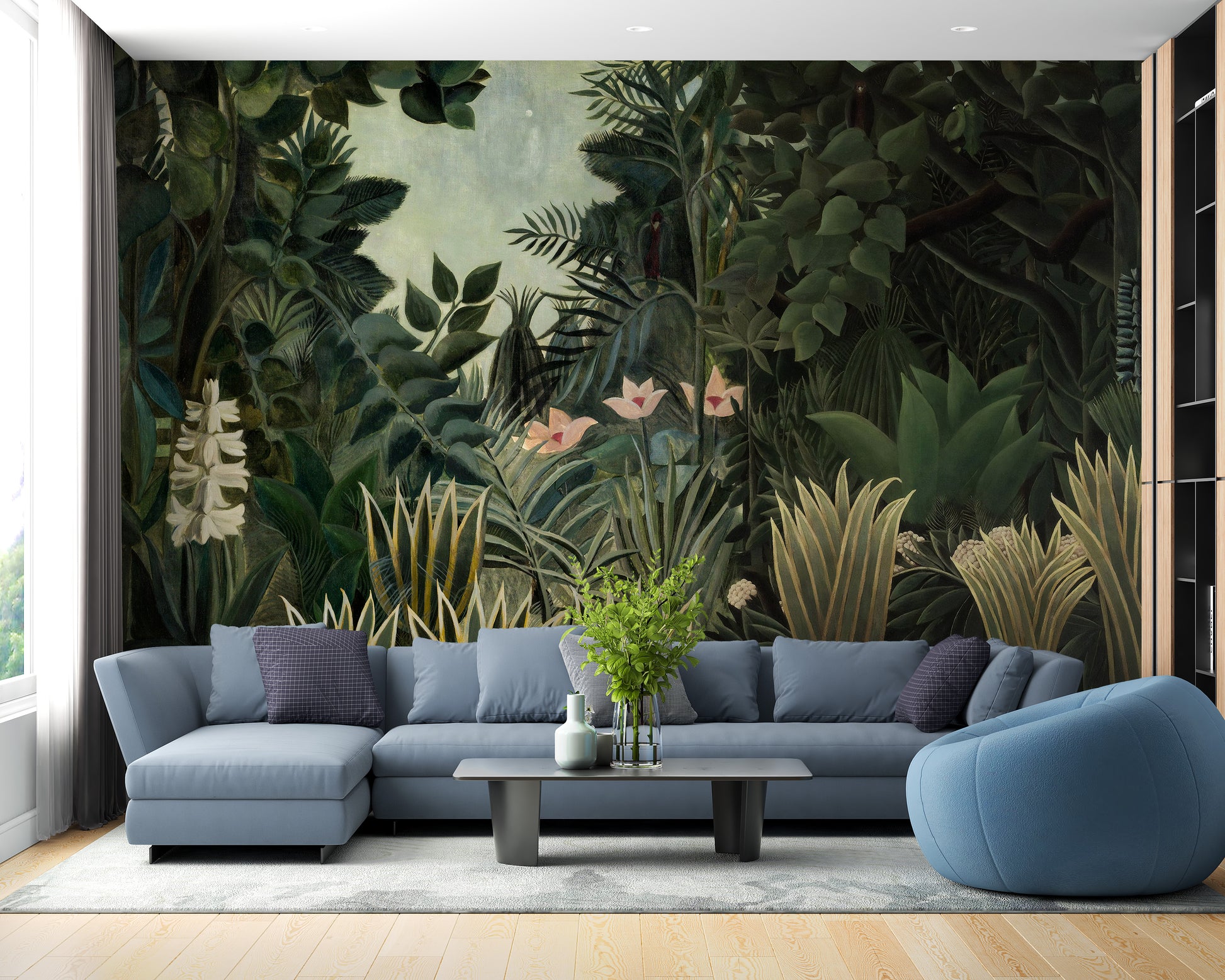 Serene tropical wallpaper for peaceful homes
