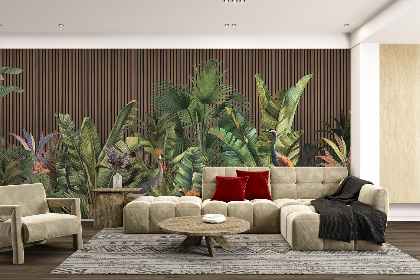 Tropical Botanical Wallpaper Mural