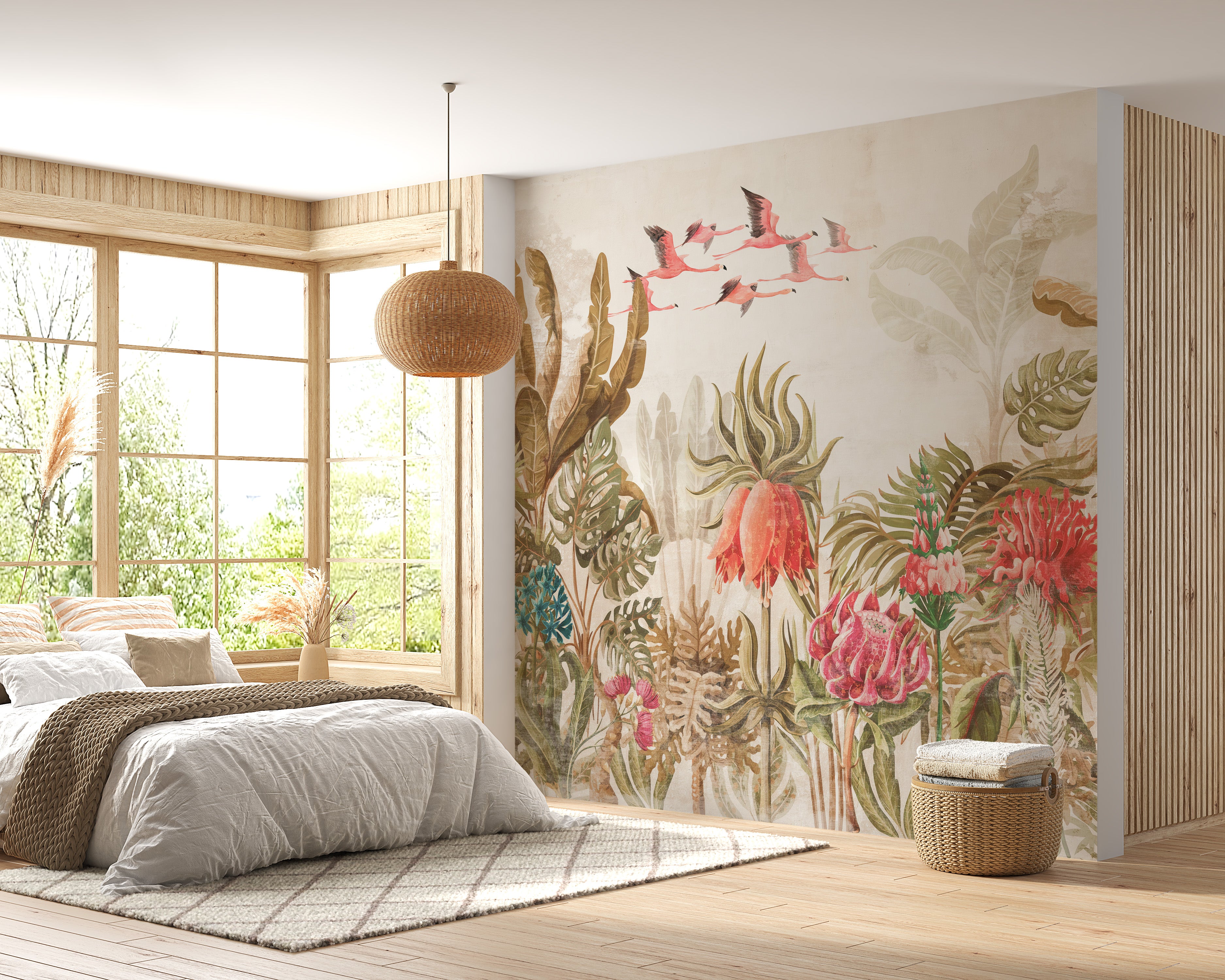 Exotic Havana art wall mural for interiors.
