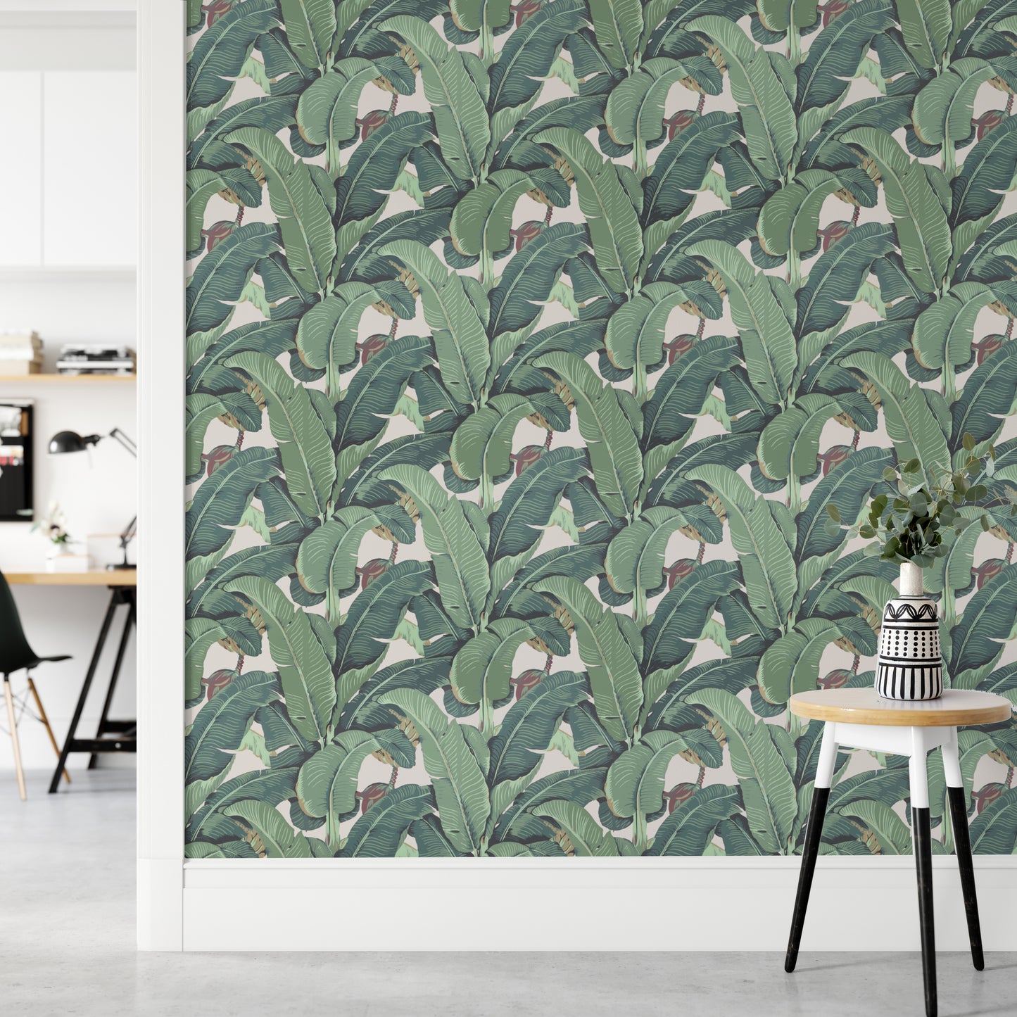 Banana Leaf Tropical Wallpaper For Walls