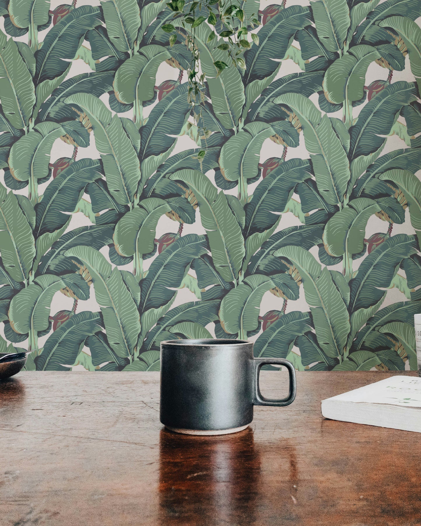 Banana Leaf Tropical Wallpaper For Walls