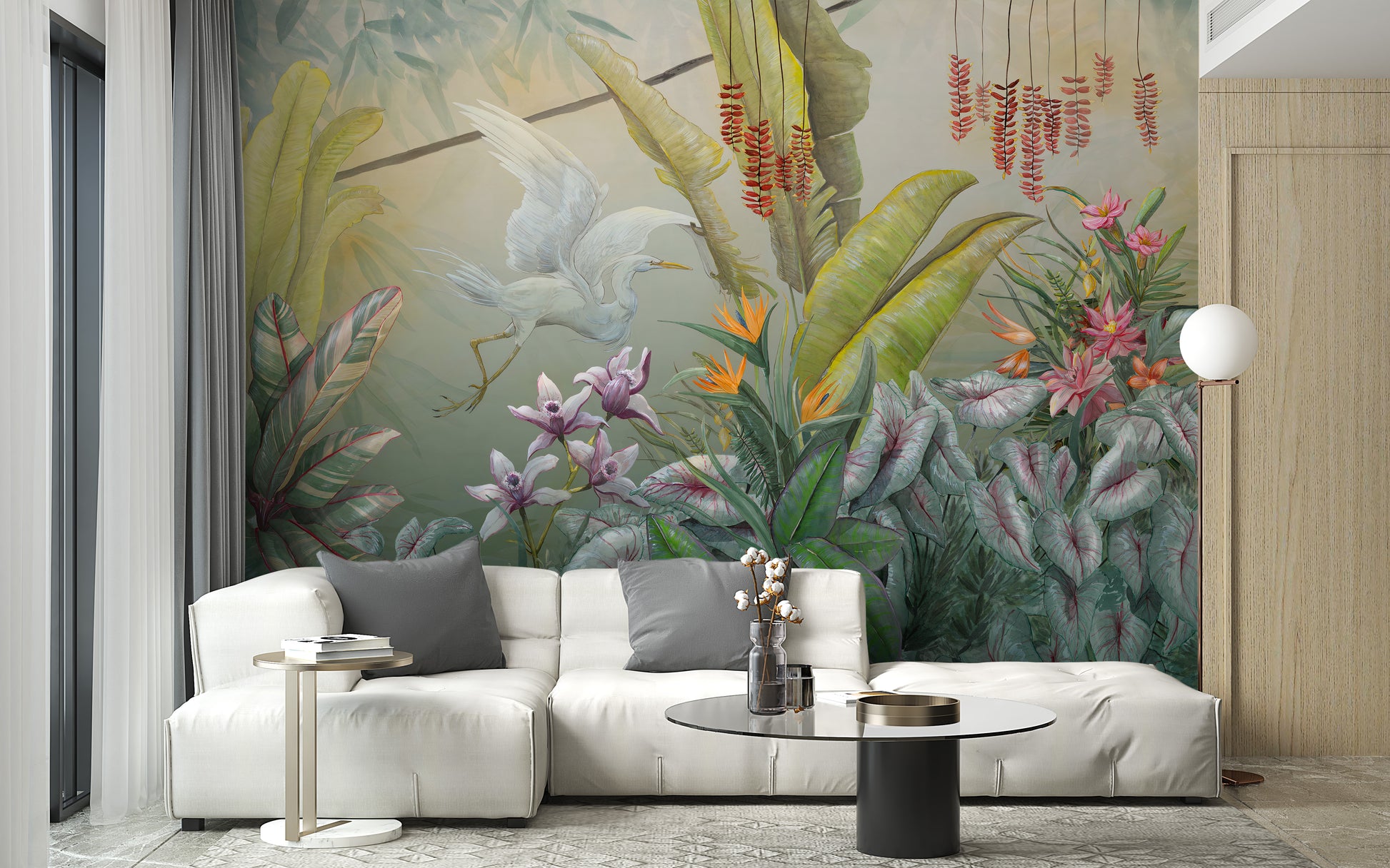 Nature-Inspired Wallpaper Mural