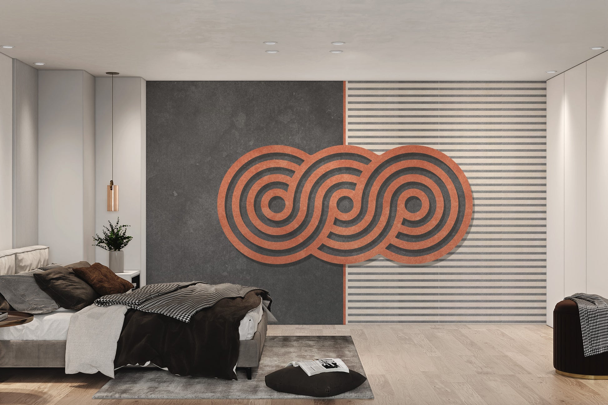 Eye-catching circular pattern for a modern look