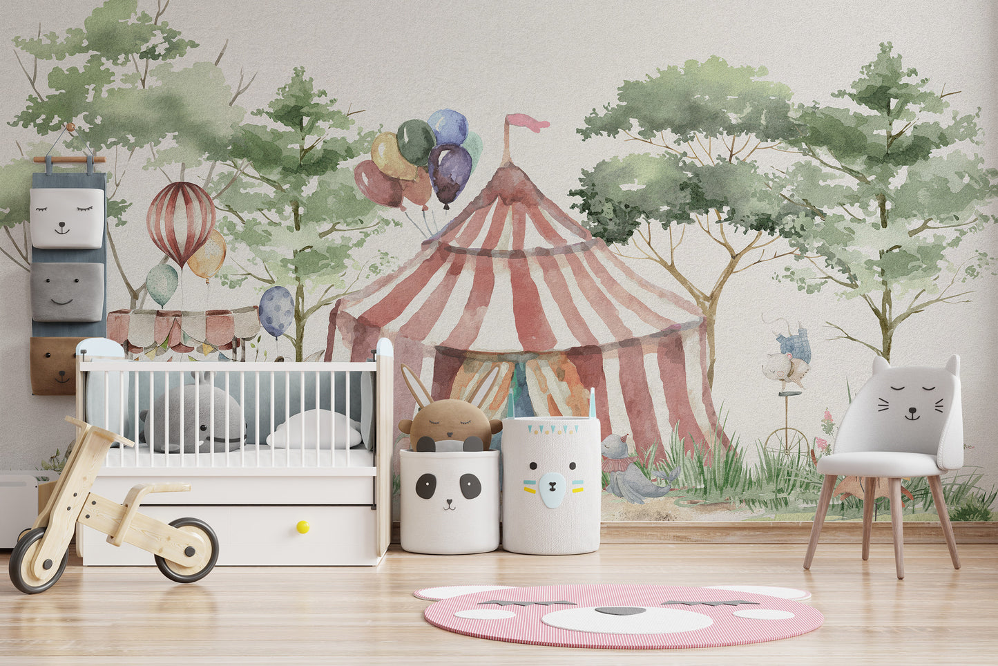 Circus Tent Kids Wallpaper Mural