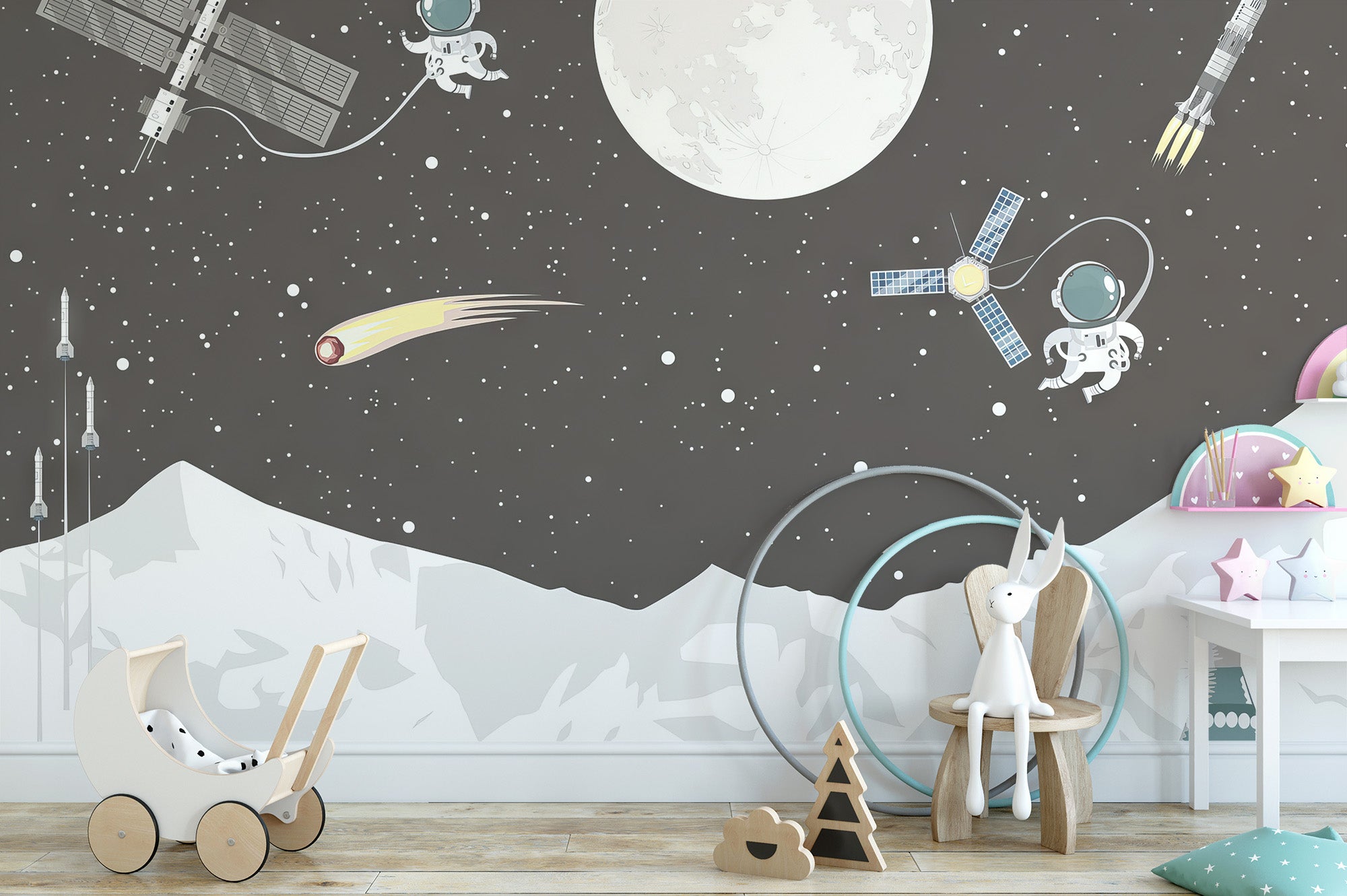 Space Mission Astronaut Wallpaper Mural for a space journey