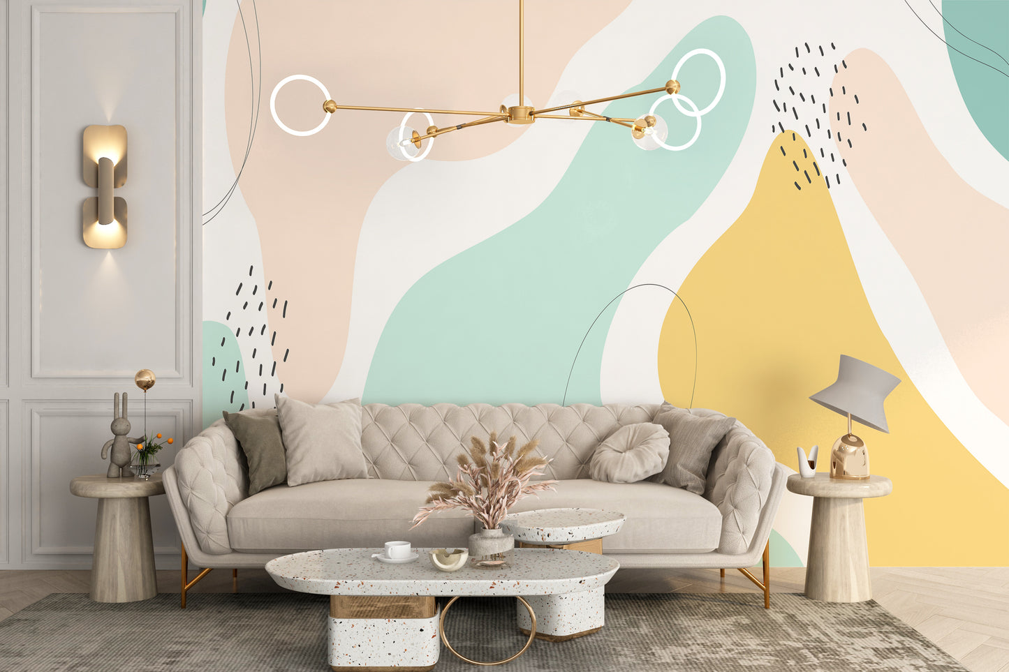 Pastel Harmony Wallpaper Murals