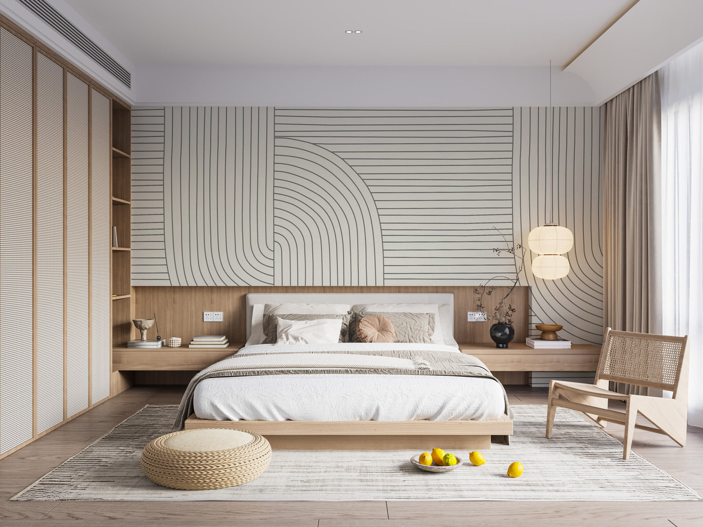 Minimalist Line Art Removable Murals