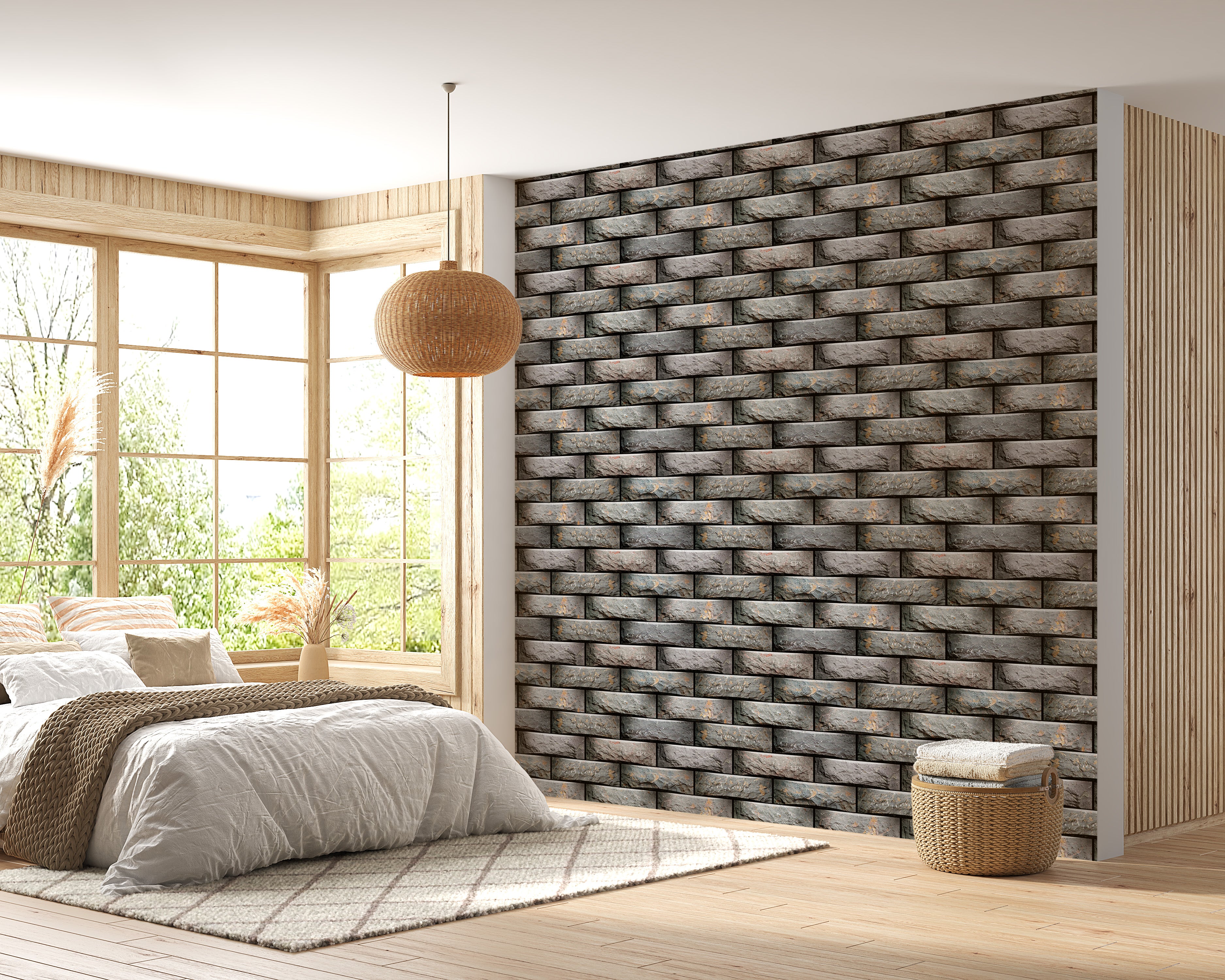 Decorative geometric tile pattern for modern walls.