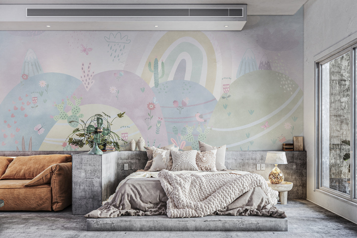 Pastel Wonderland Wallpaper Mural