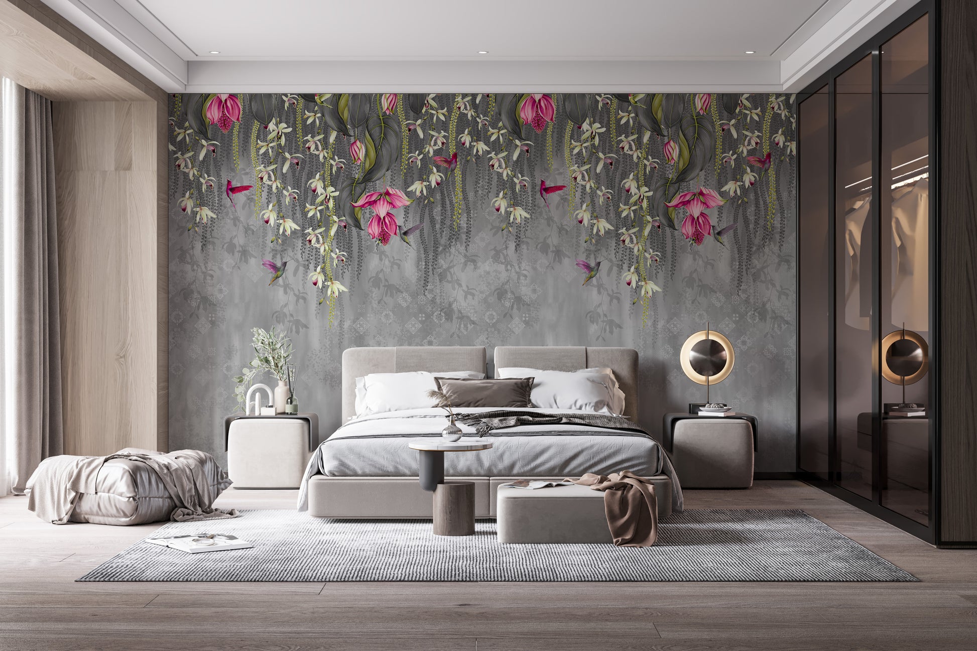 Blush blossom wall art for modern spaces
