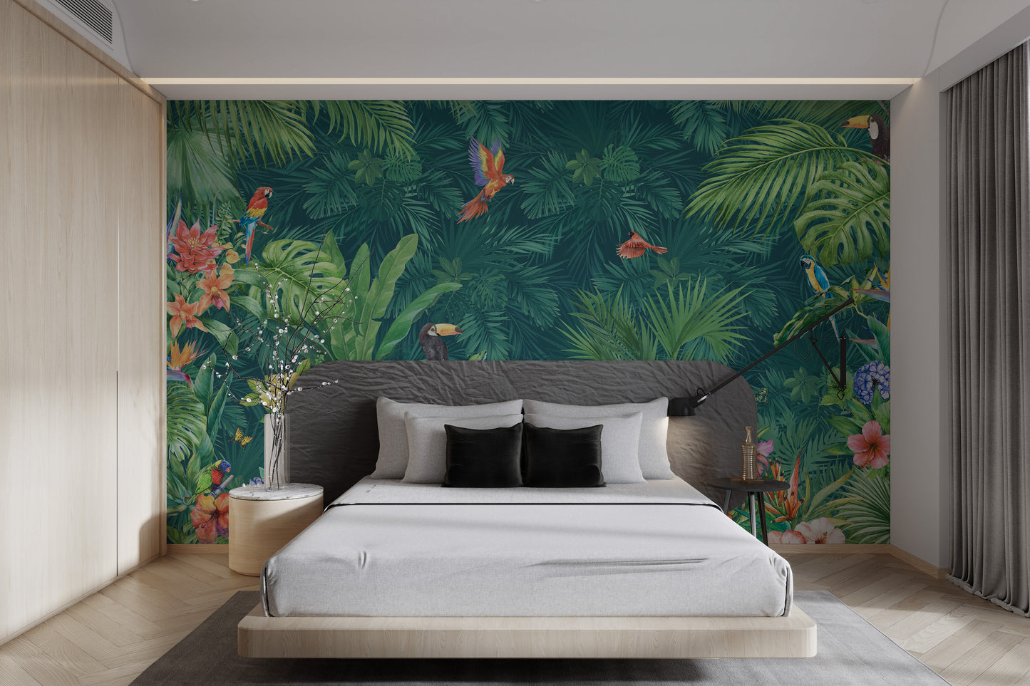 Exotic Tropical Jungle Wallpaper