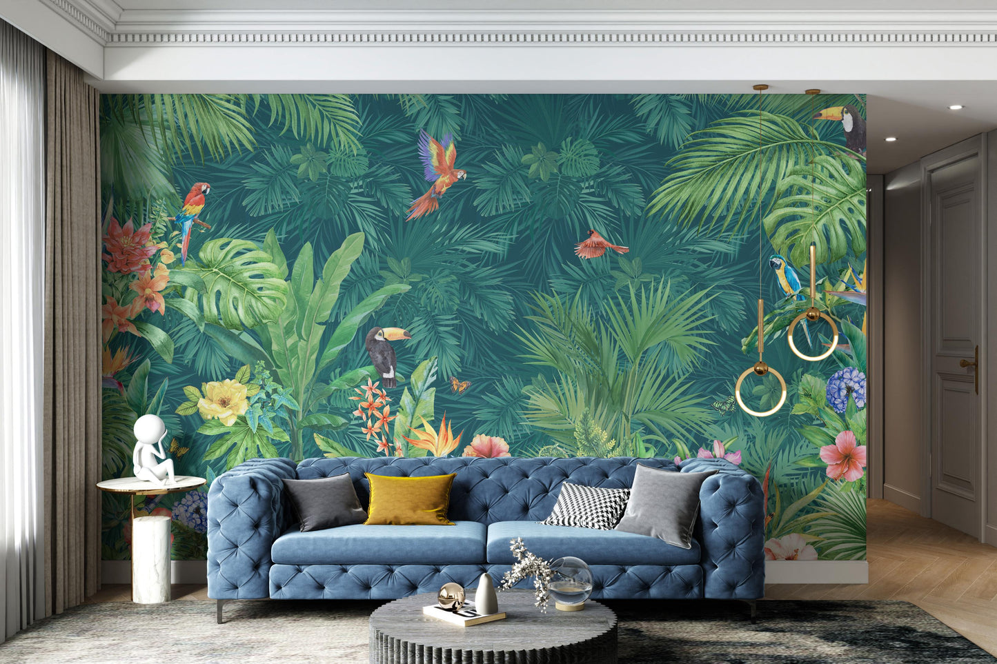 Exotic Tropical Jungle Wallpaper