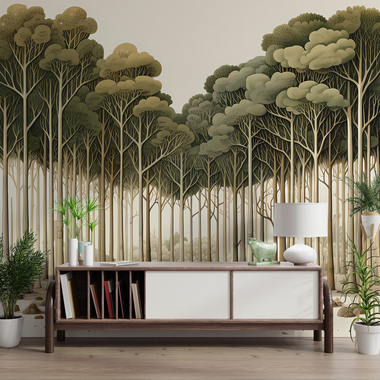 Enchanted nature wallpaper for home
