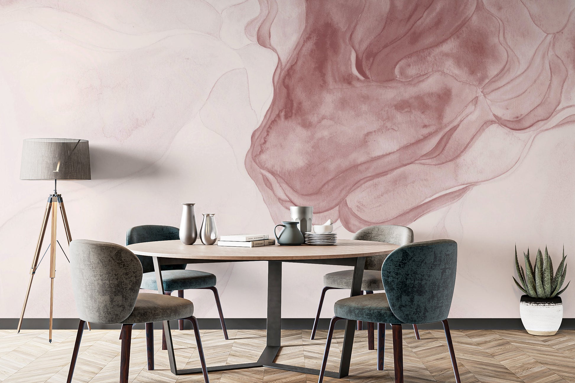 Luxurious red watercolor abstract wallpaper for impact
