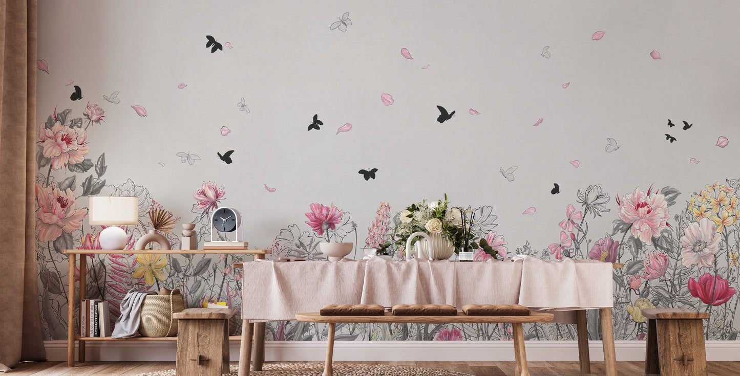 Blossom Orchard Wall Mural Art