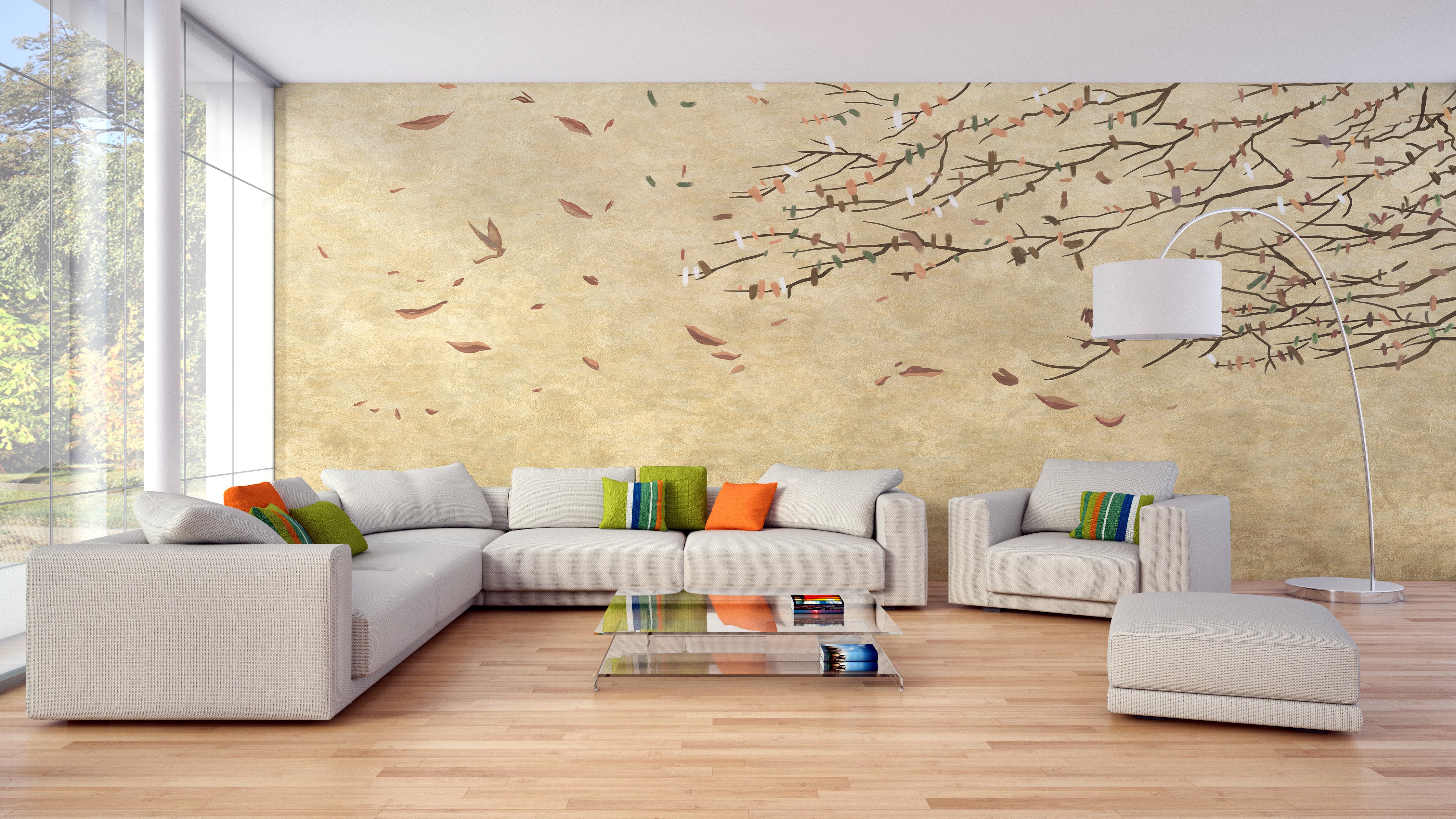 Beautiful Cherry Blossoms Wallpaper Mural for Interiors