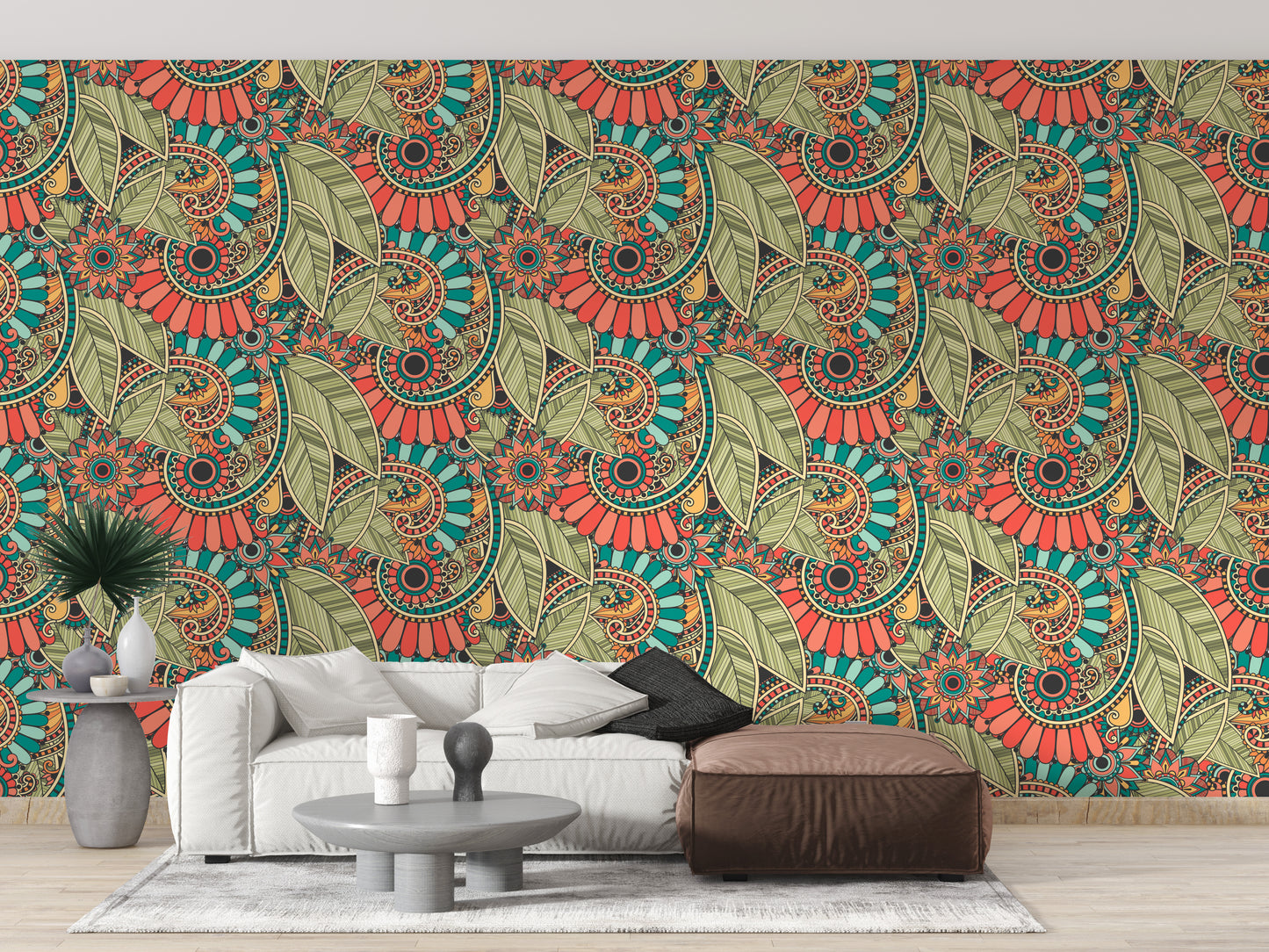 Abstract mural wallpaper for calm vibes
