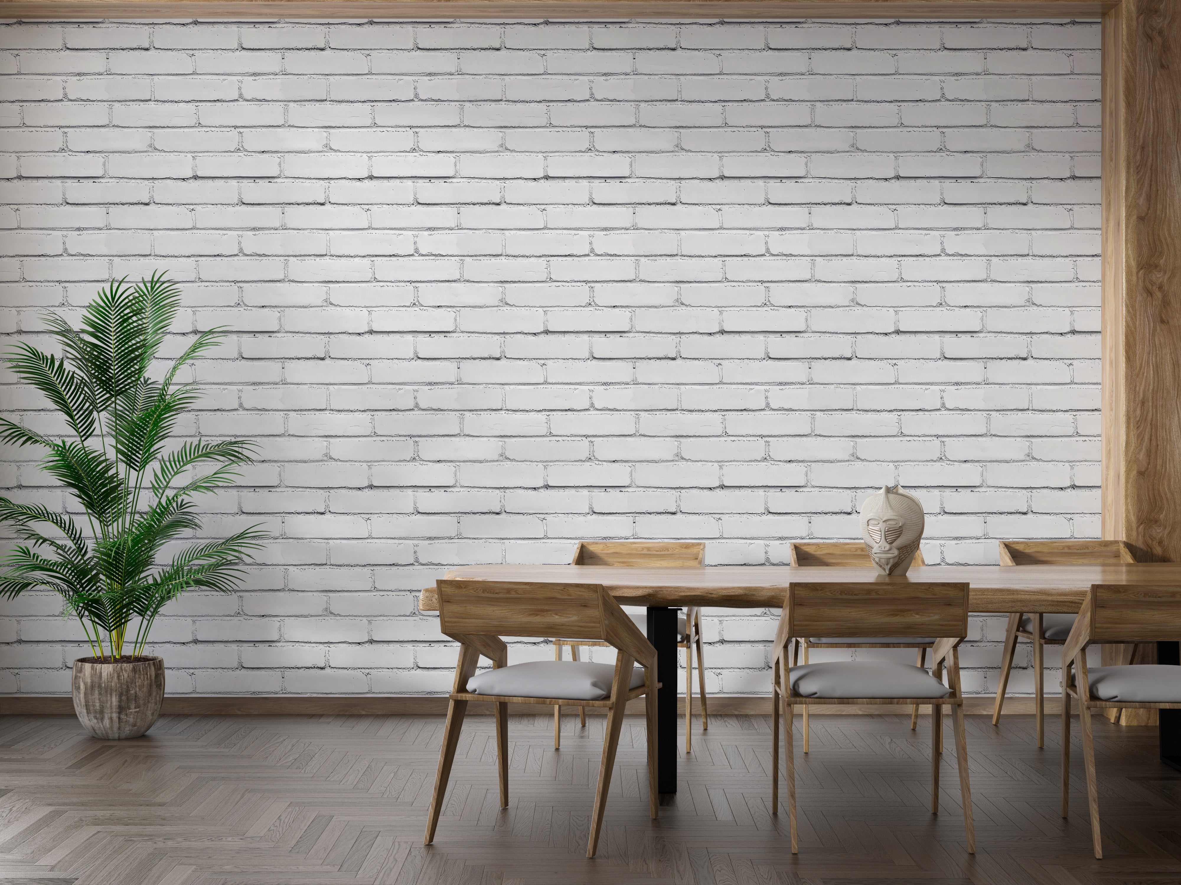 White Brick Wallpaper